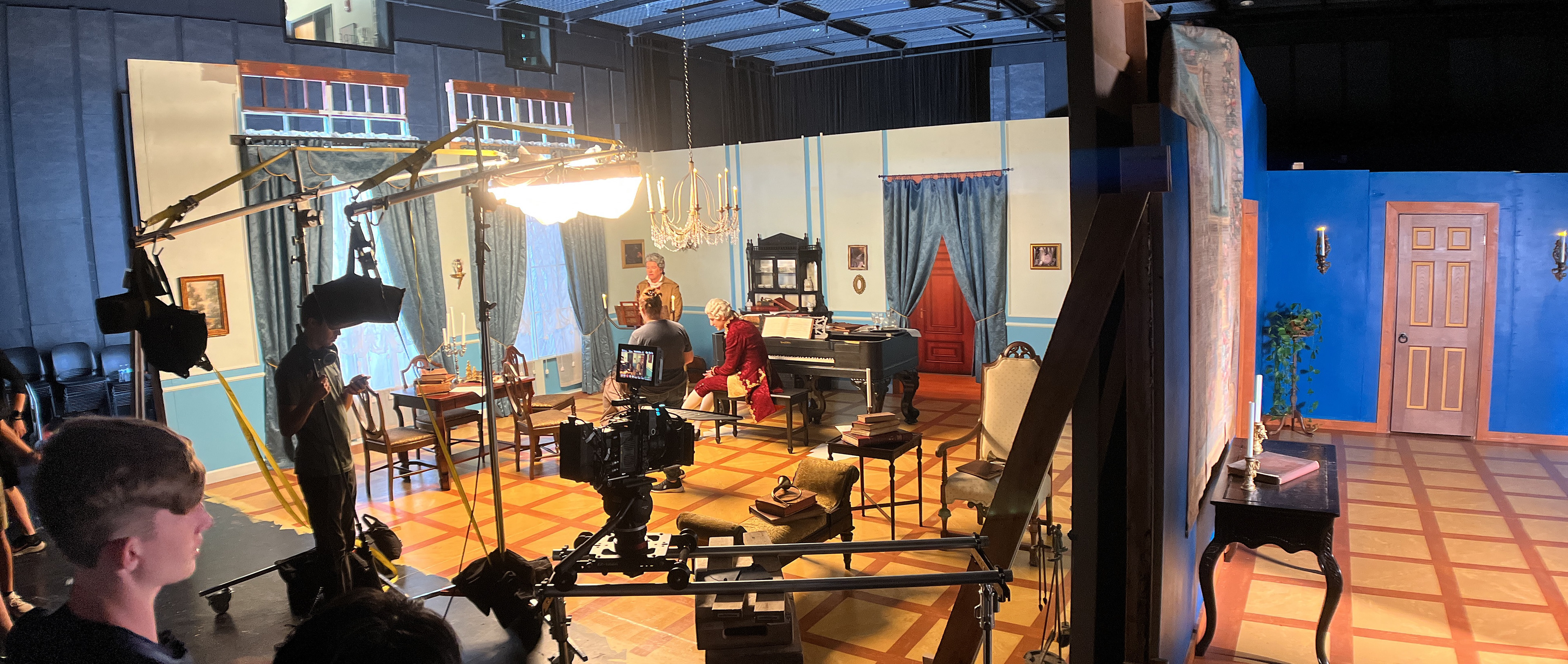 Mid 1700s Austrian apartment set designed for the pilot of The Adventure of Music