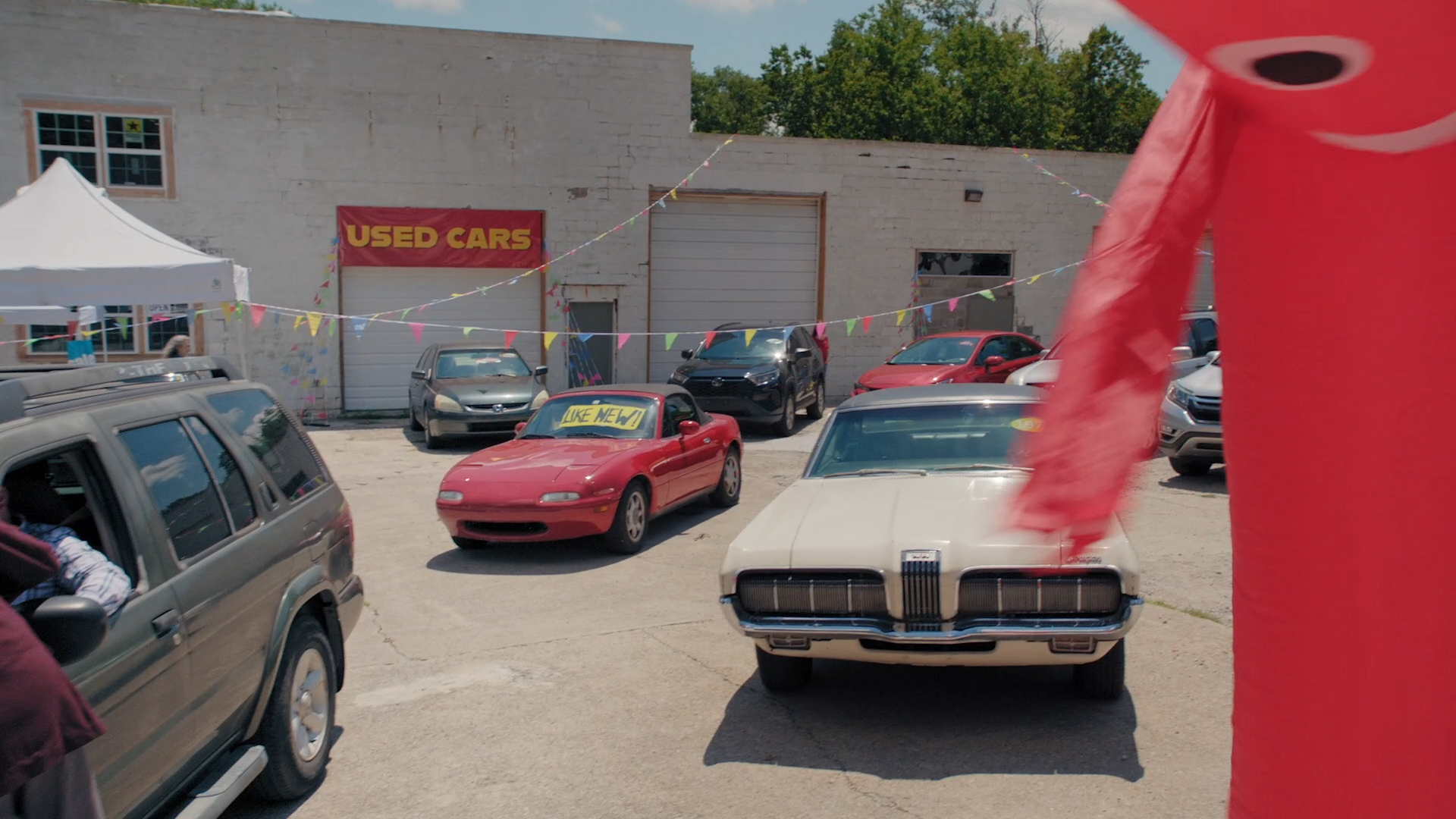 Decorated Used Car Lot for Destination Heaven