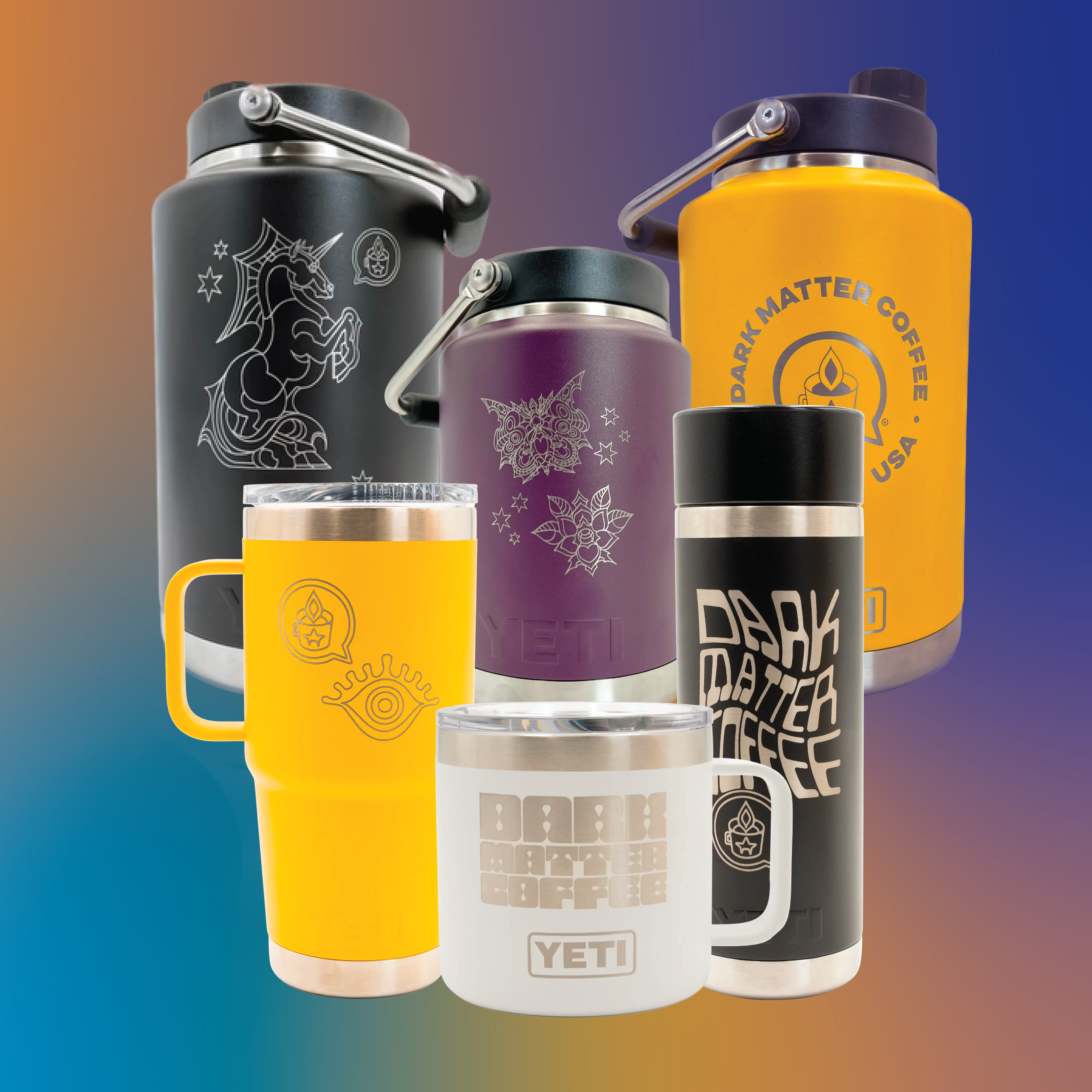 Shop DMC & YETI 16oz Tumbler | Dark Matter Coffee