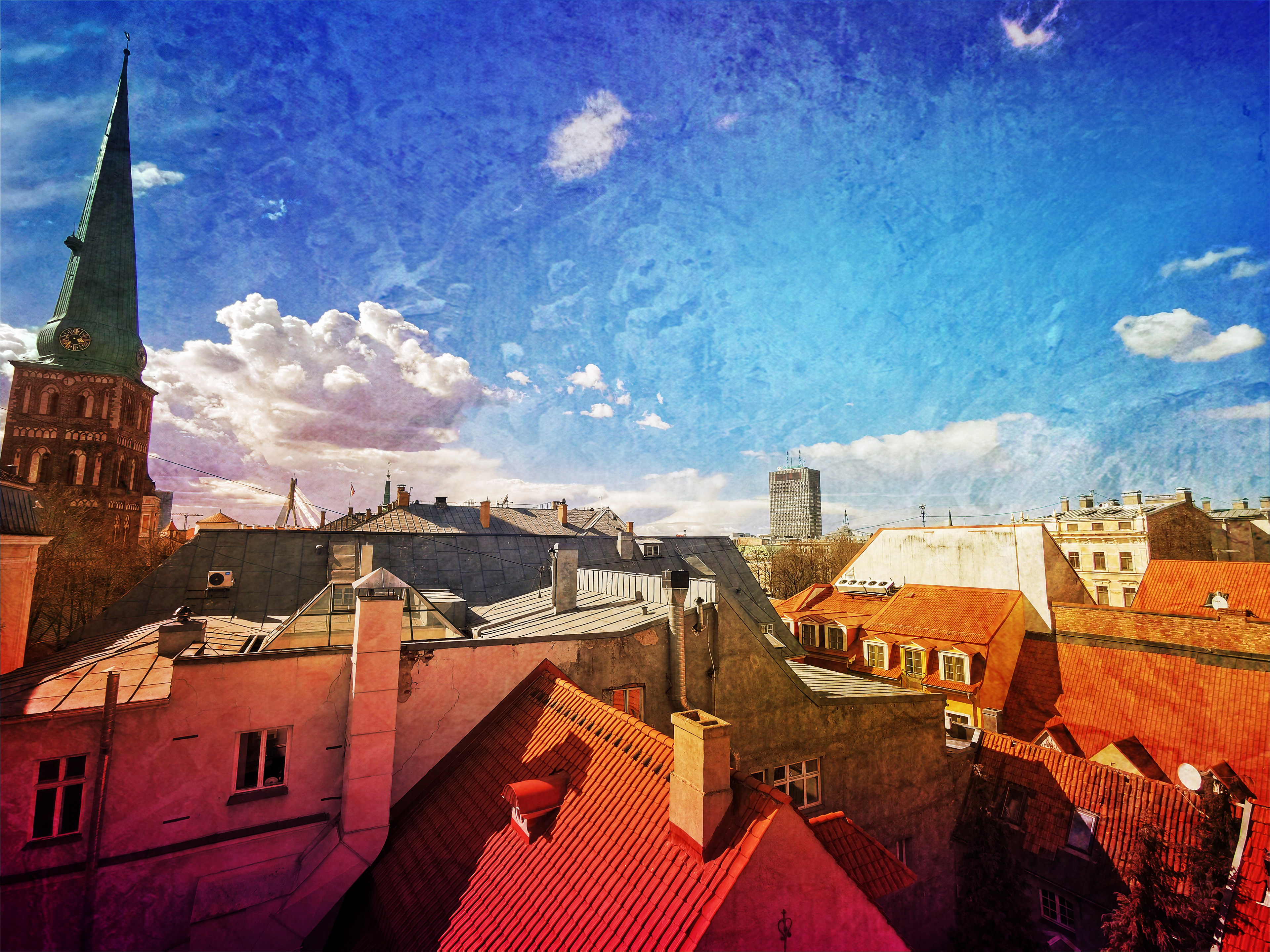 Riga roofs