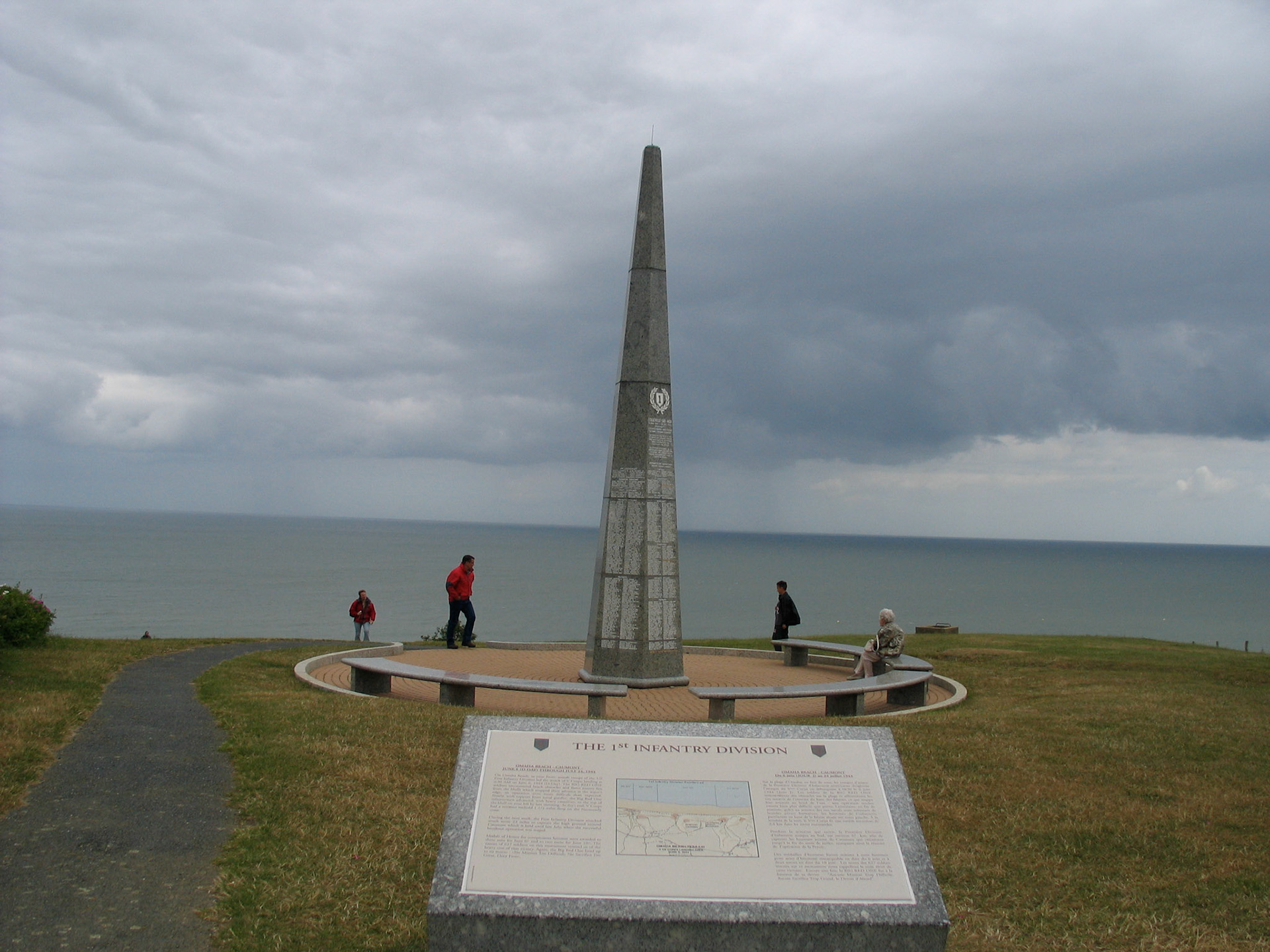 Omaha Beach muistomerkki