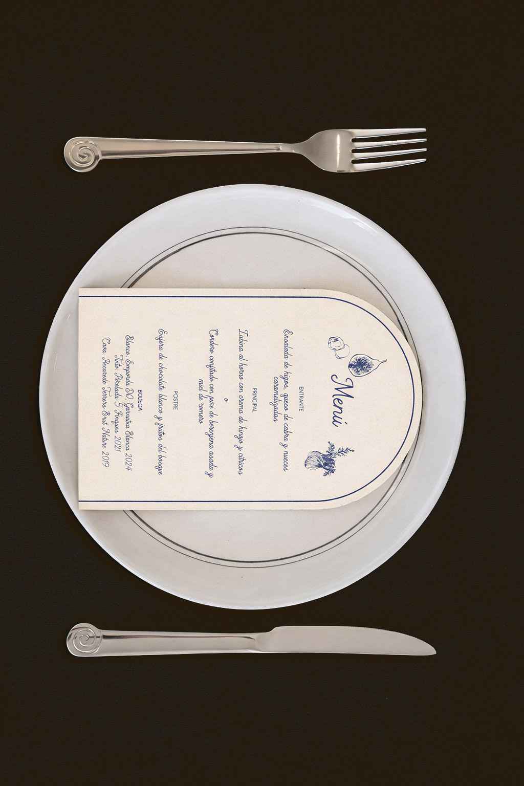 Invitaciones y menús de boda personalizados con ilustraciones