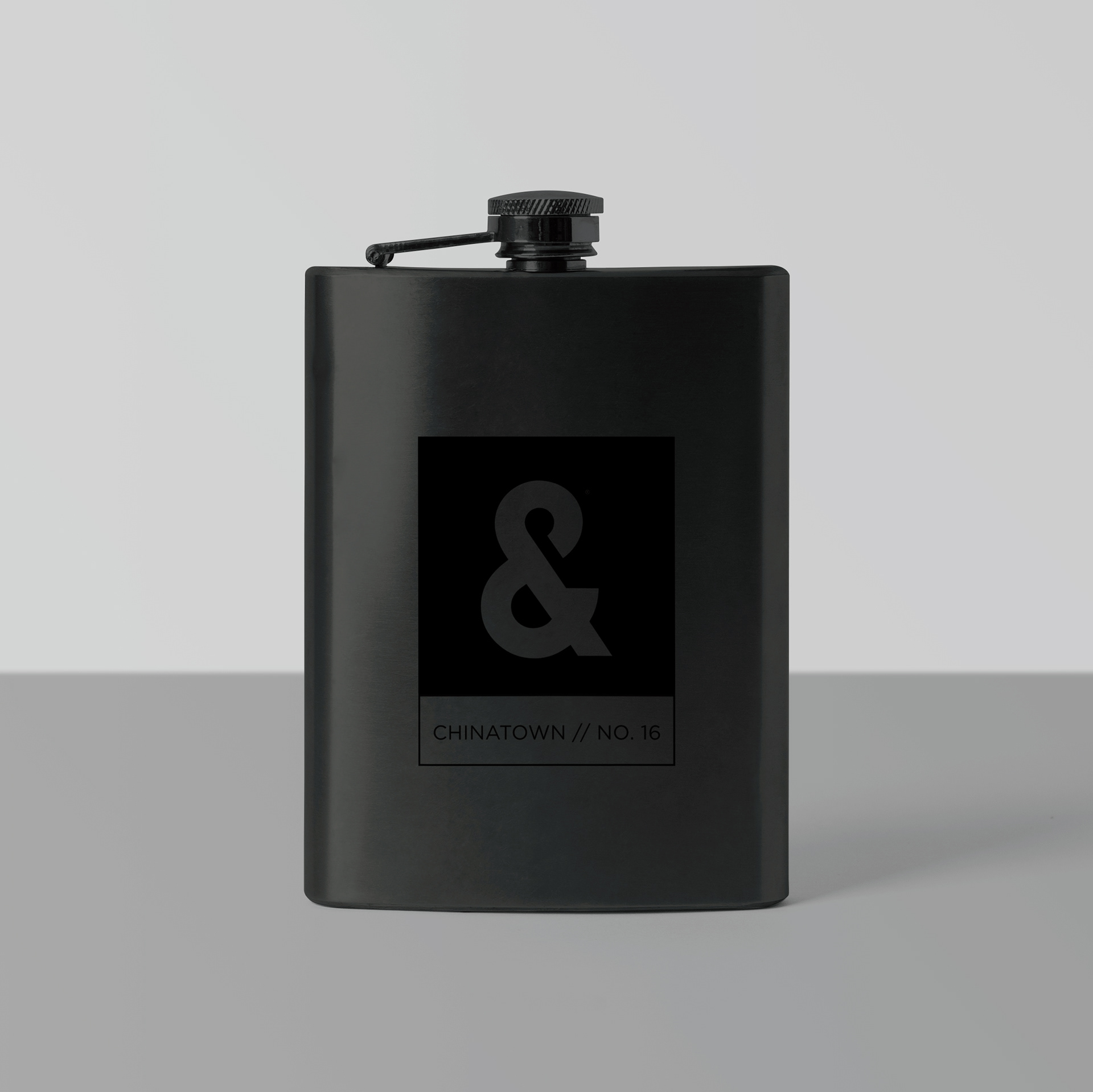 & flask for shop opening event
