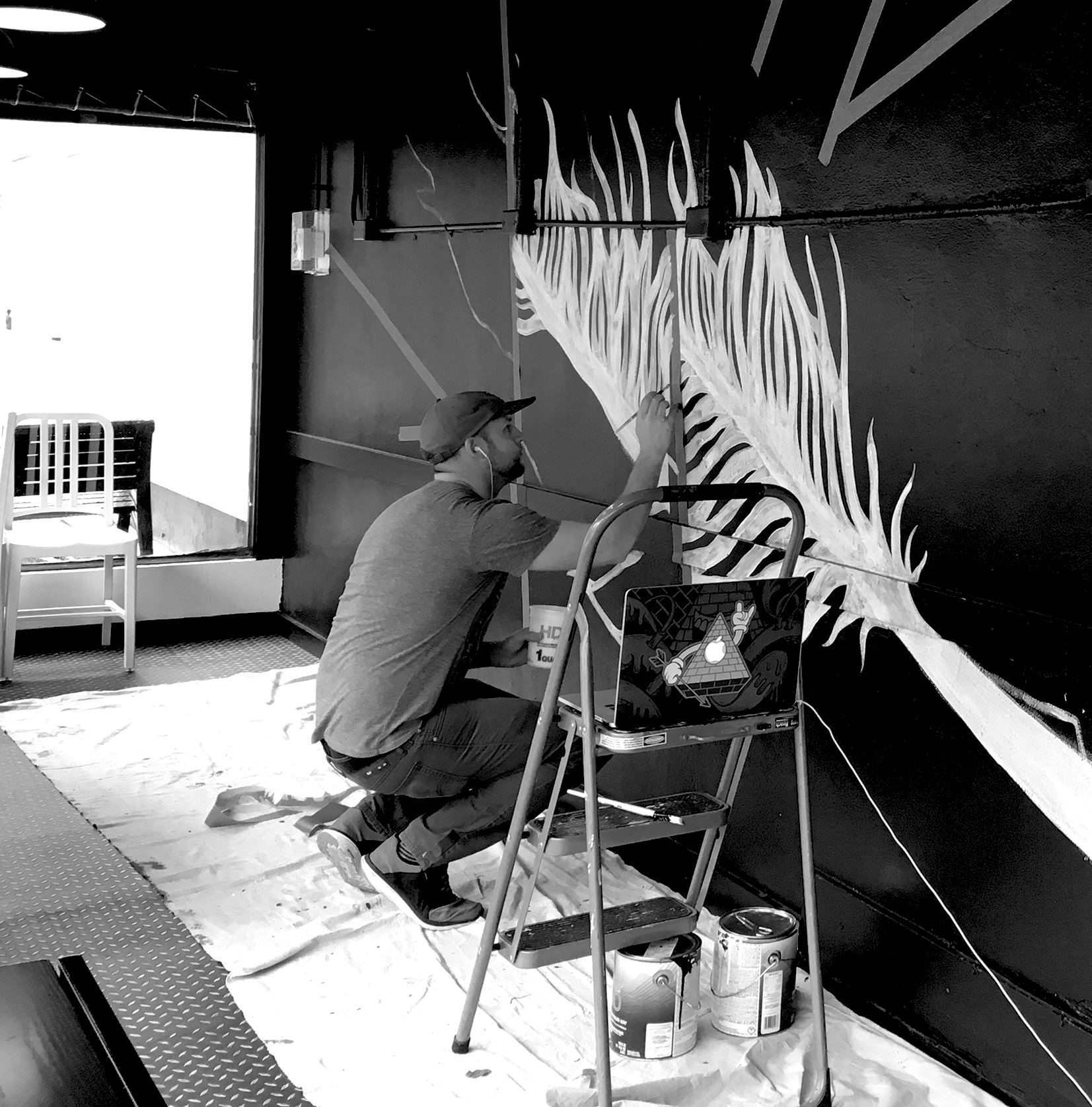 mural 2 in progress