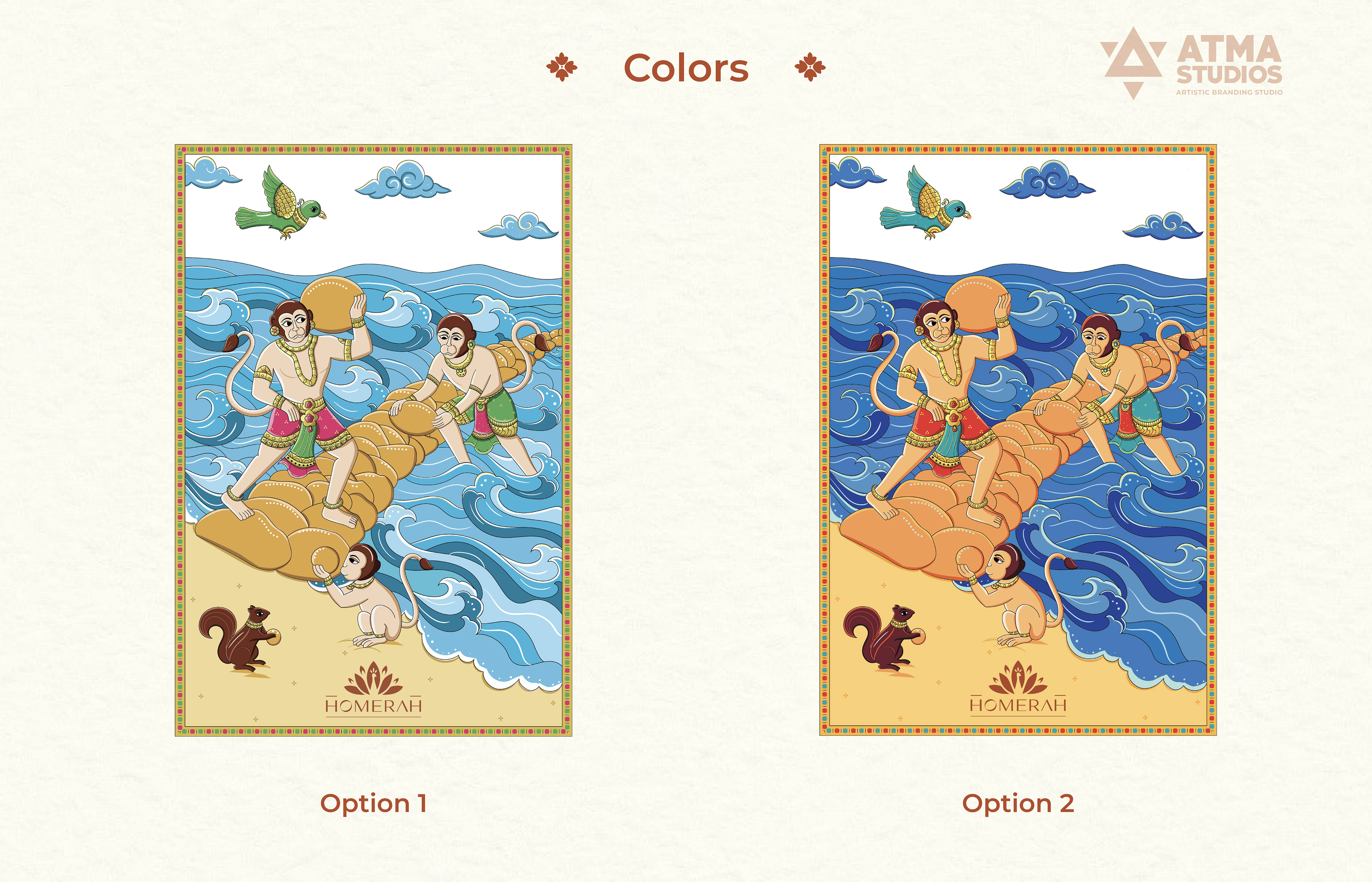 Homerah premium lifestyle candle and incense package design: gift box 07 colour options