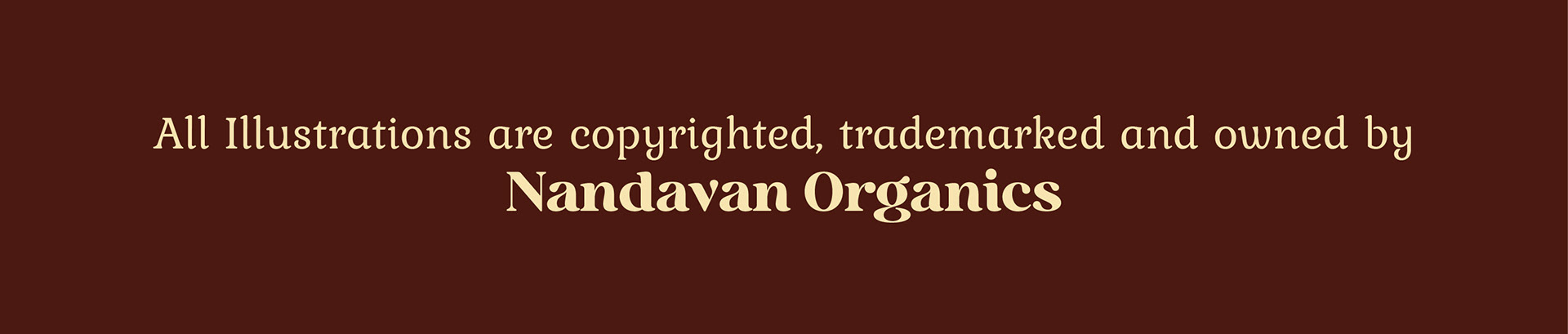 Nandavan Organics package illustrations in neo Bengal folk art: copyright note: all illustrations owned by Nandavan Organics