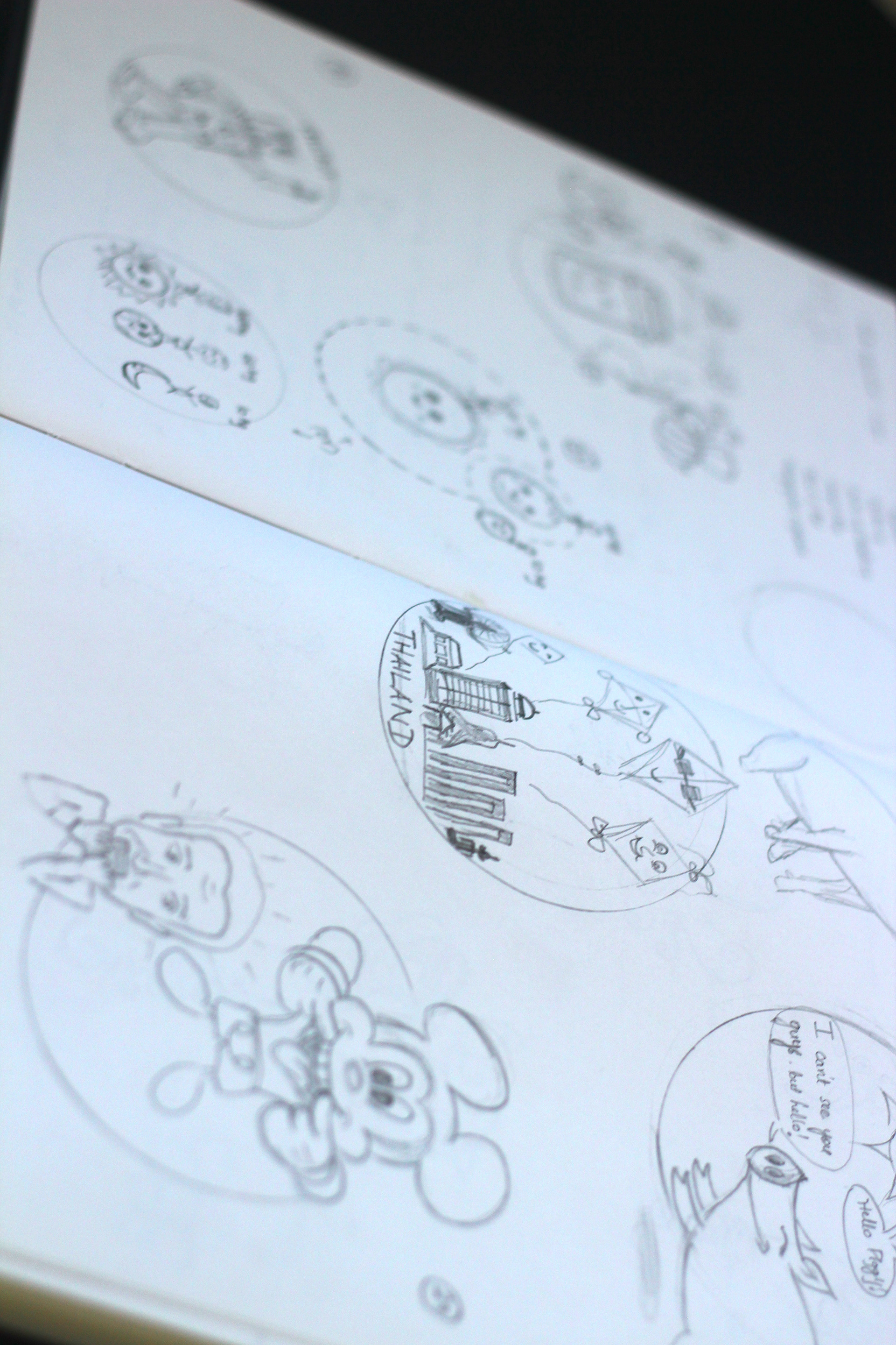 My Book of Facts, 100 amazing facts, pen to press: pencil sketches for the fact pages