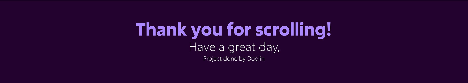 Toodle Pay savings app branding: thank you banner