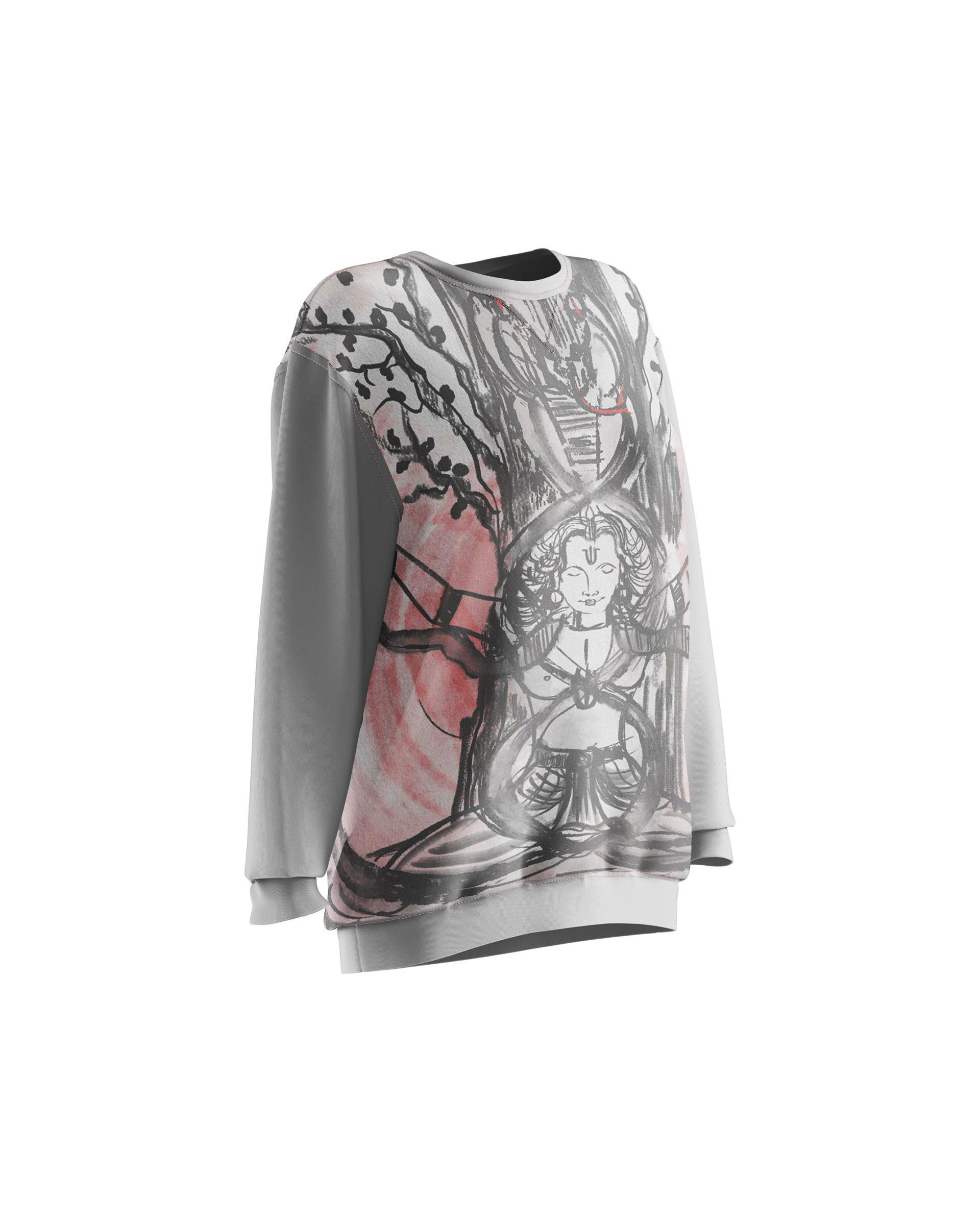 20 tree-based illustrations collective: #38 Sweatshirt with the tree spirit drawing