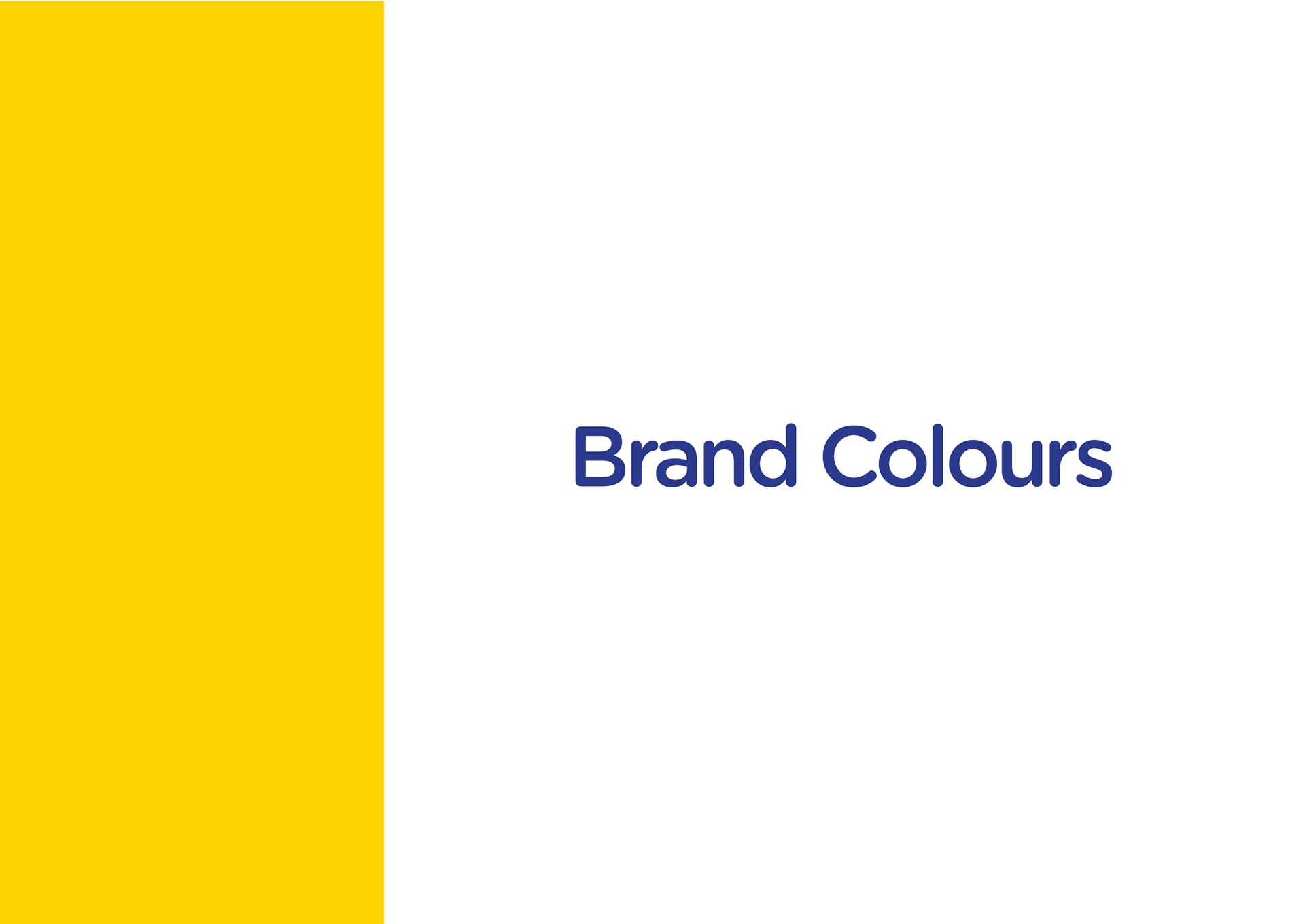 Mithra donation platform brand guidelines: brand colours section title