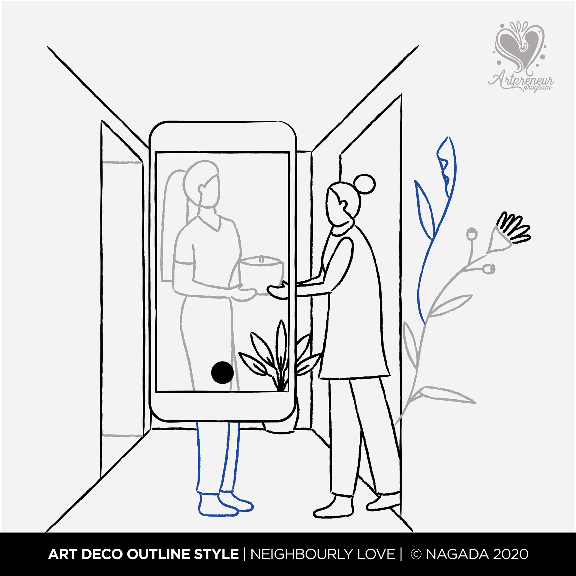 Dimensions of contemporary love: #9 Neighbourly love through a phone screen