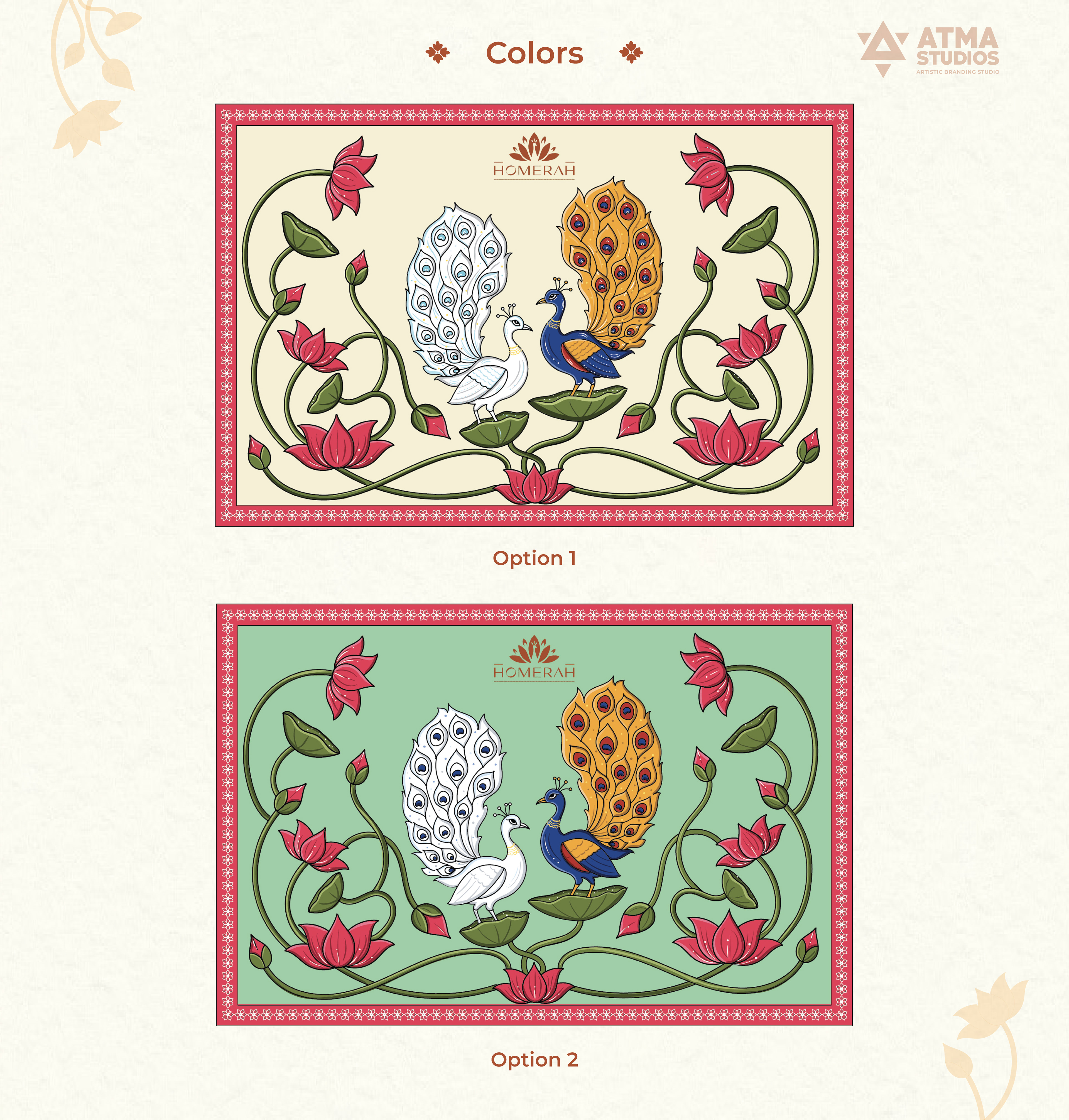 Homerah premium lifestyle candle and incense package design: gift box 06 colour options