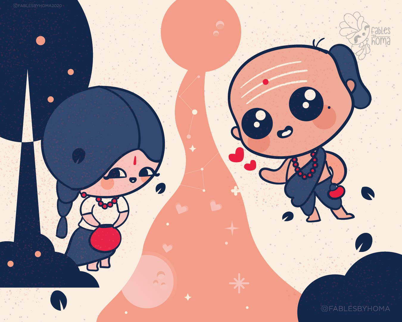 Japanese kawaii nouveau cute characters: #26 Kawaii elderly couple
