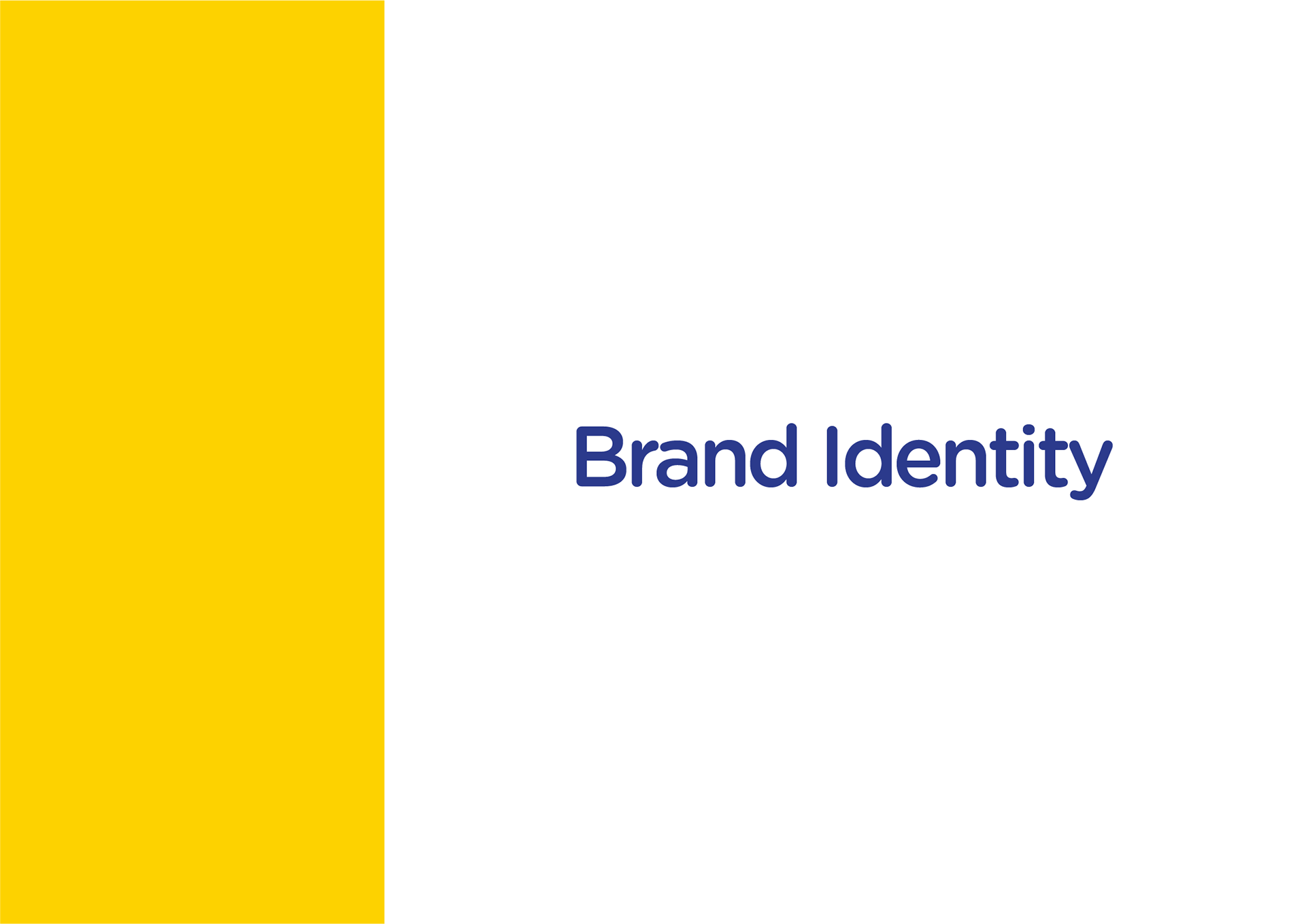 Mithra donation platform brand guidelines: brand identity section title