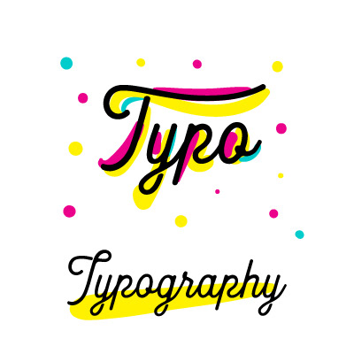 Artpreneur creative program hand-drawn icon: Typography icon, Typo lettering