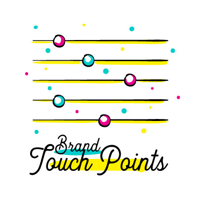 Artpreneur creative program hand-drawn icon: Brand Touch Points icon, sliders