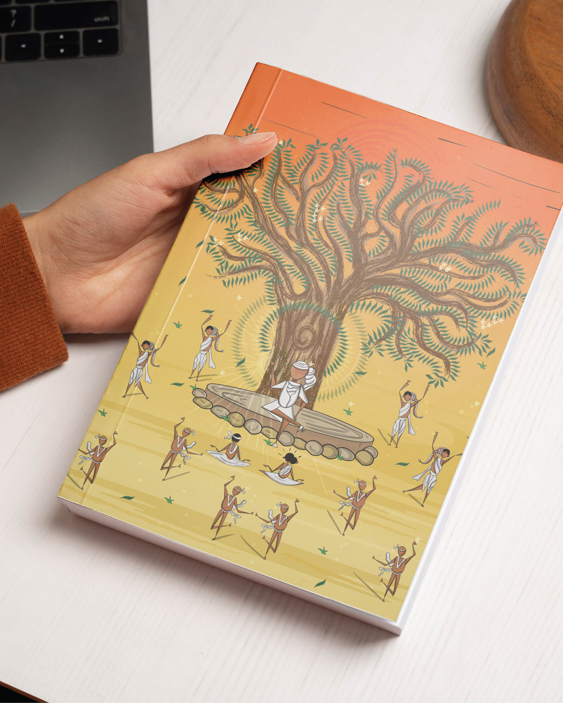 20 tree-based illustrations collective: #32 Notebook with the great tree artwork