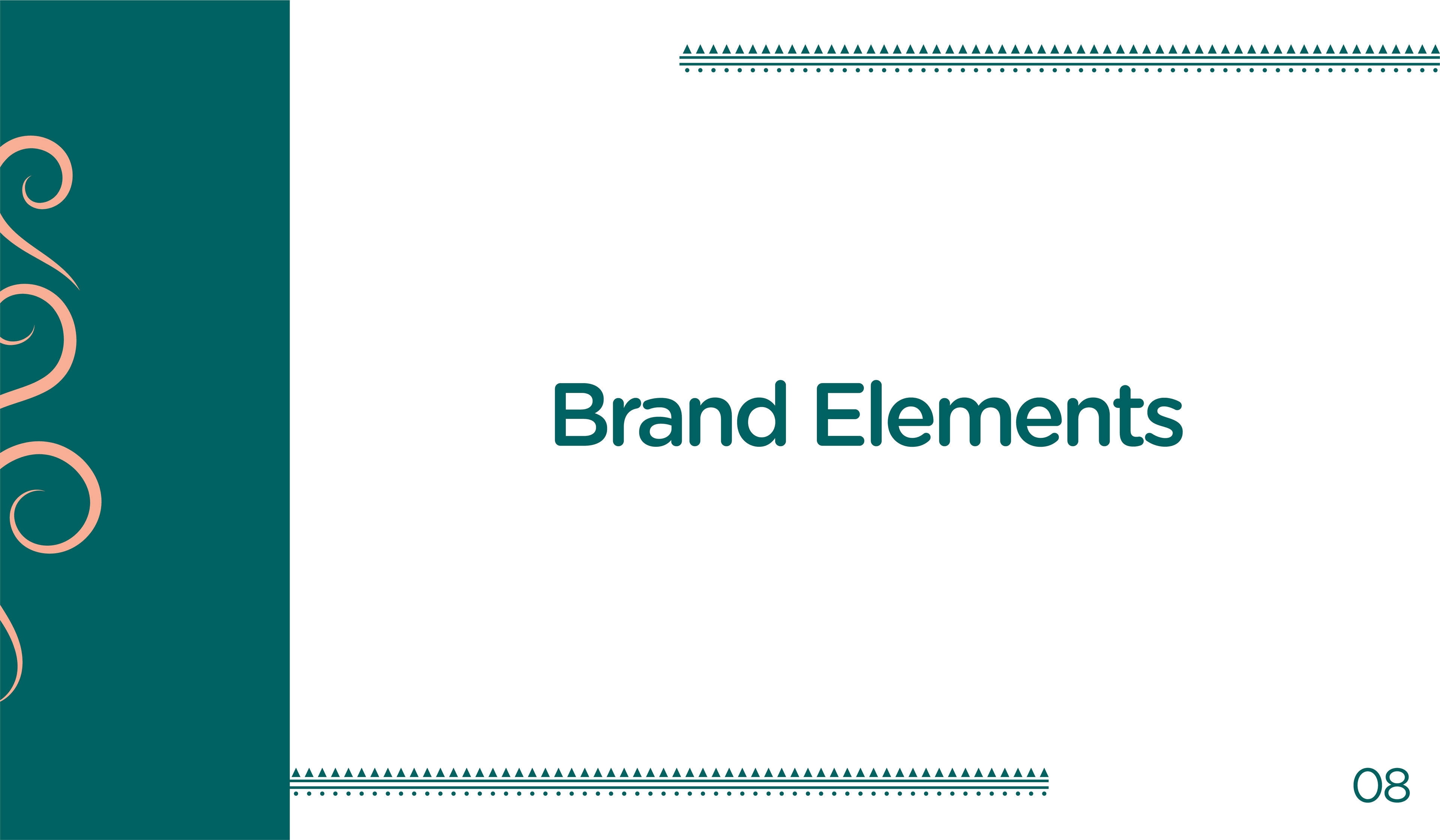 Sanjeevini spiritual brand guidelines: brand elements section title