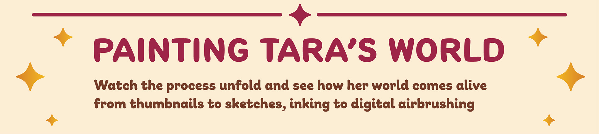 Enchanted Echoes children's book of slokas: painting Tara's world title banner