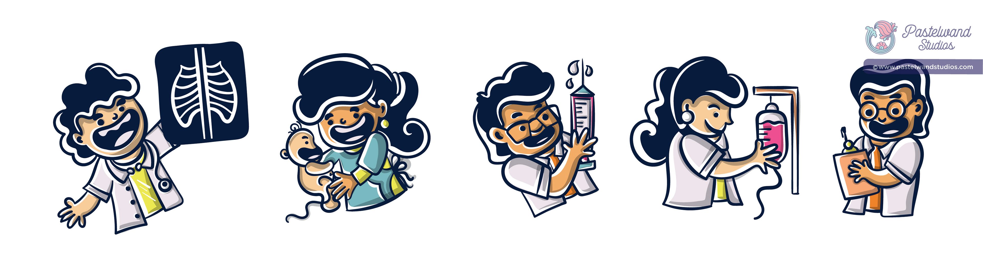 Medical event merchandise, Inspire Before You Expire: doctor character icons