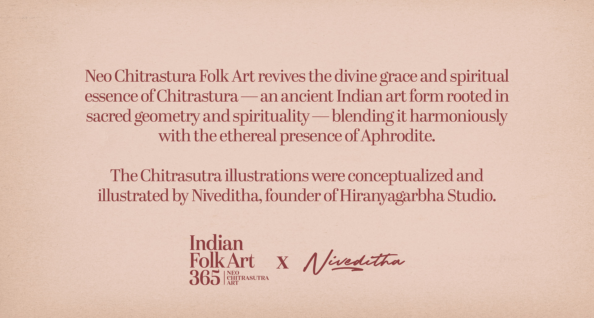 Aphrodite in 7 art styles, an Indian Folk Art 365 tribute: Neo Chitrasutra Aphrodite note