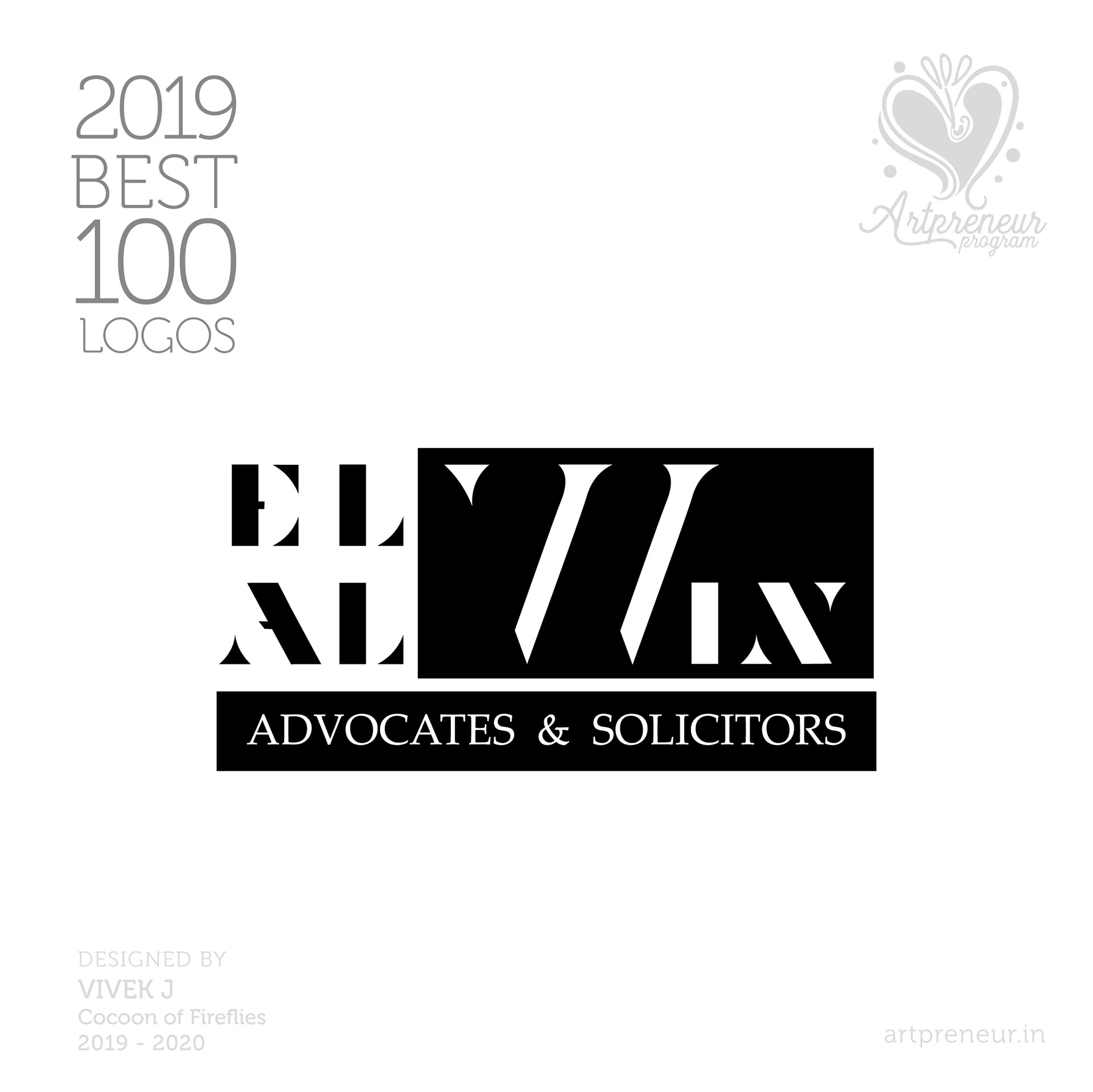 100 best logos of Atma Studios 2019: El Alwin advocates and solicitors logo
