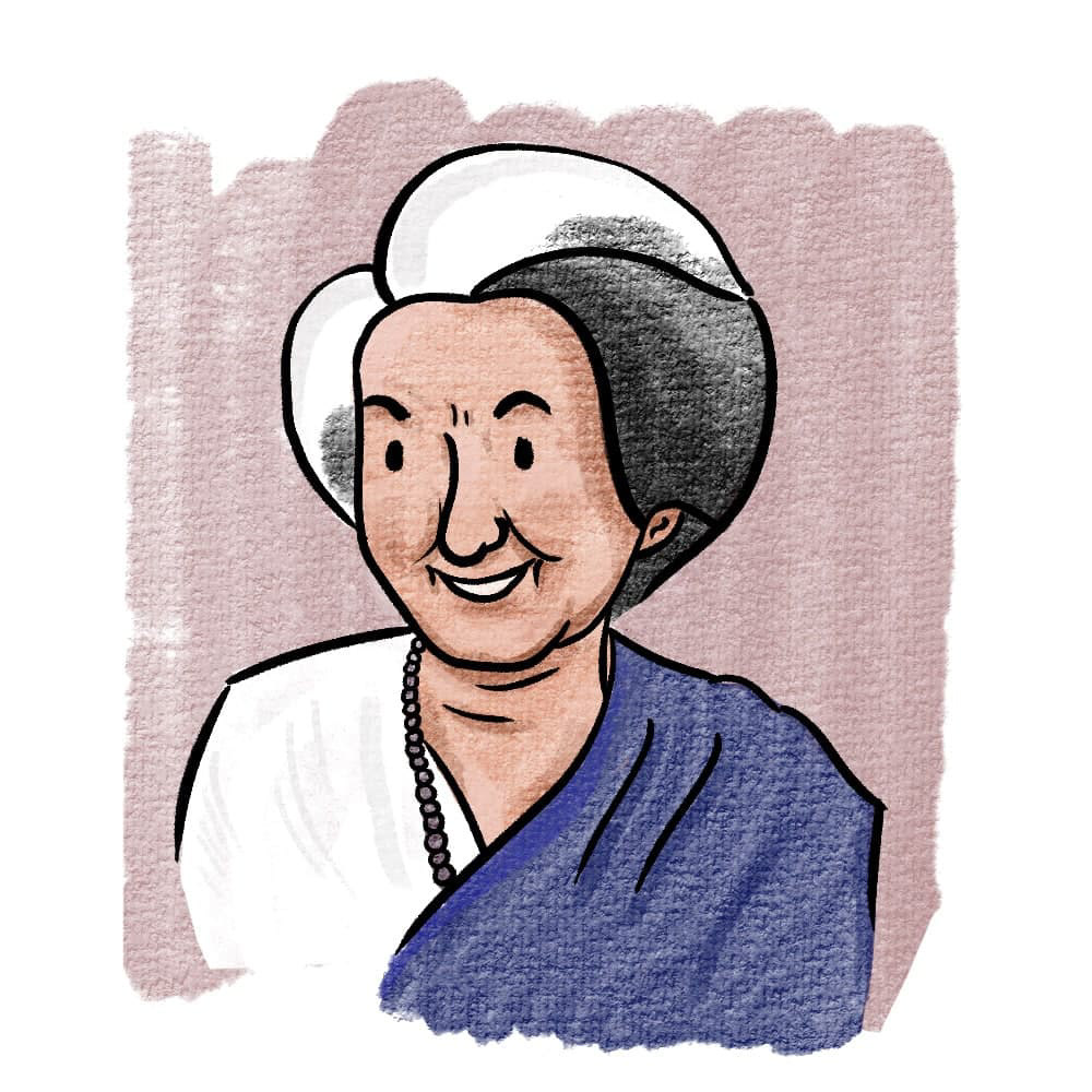 Experimental illustrations 2020: #26 Portrait, final rendering