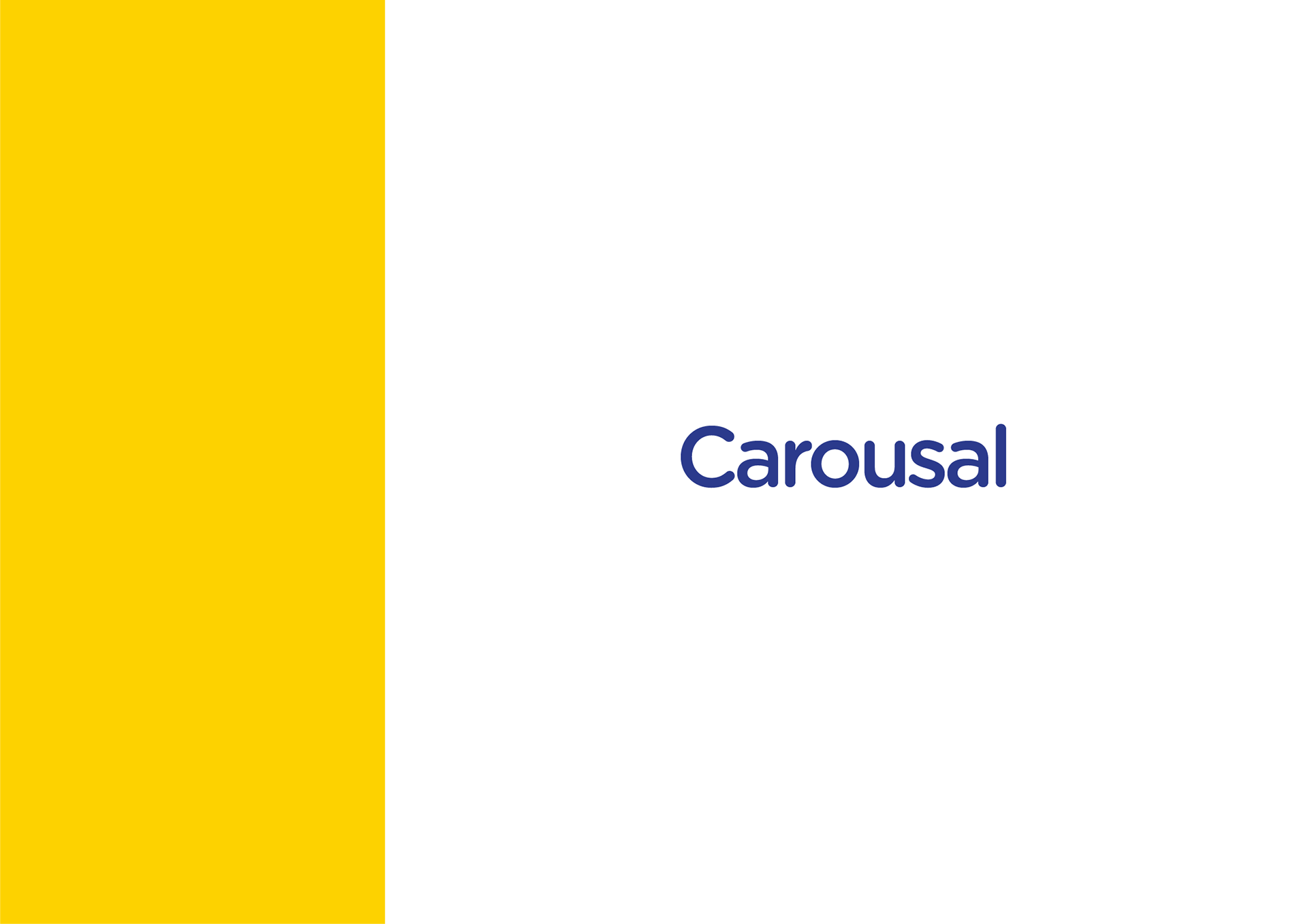 Mithra donation platform brand guidelines: carousel section title