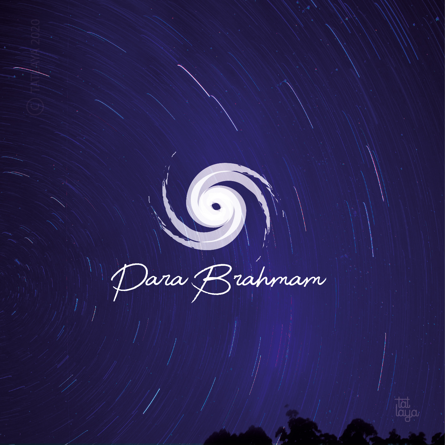 Top logo designs 2020 by Atma Studios: Para Brahmam logo over star trails