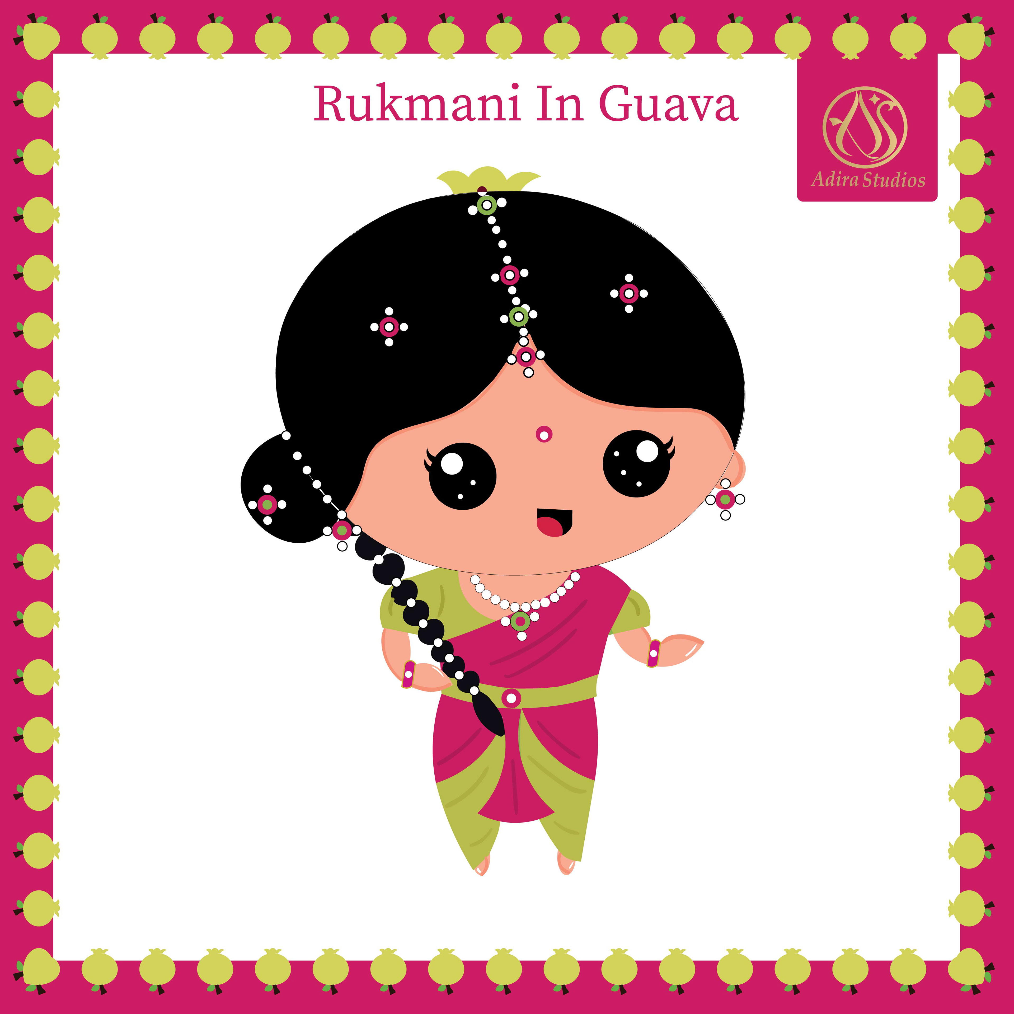 Creative Creatures, Tamil character illustrations: Creative Creatures character: Rukmani in Guava