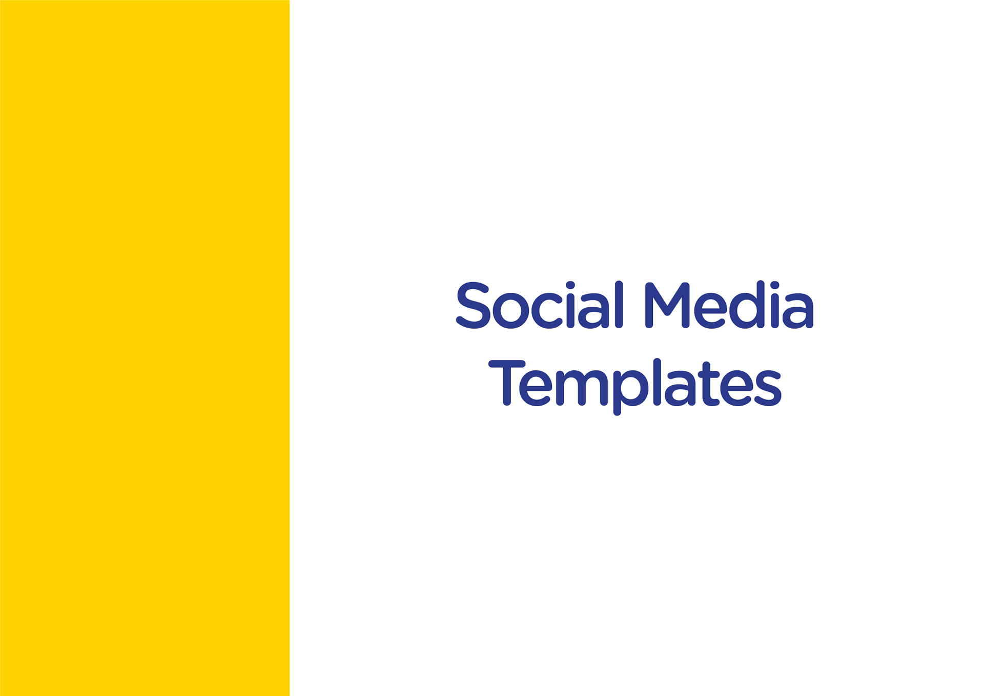 Mithra donation platform brand guidelines: social media templates section title