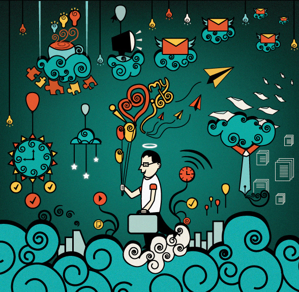Gurukul notebook cover titles: teal cover with a boy surrounded by doodle icons