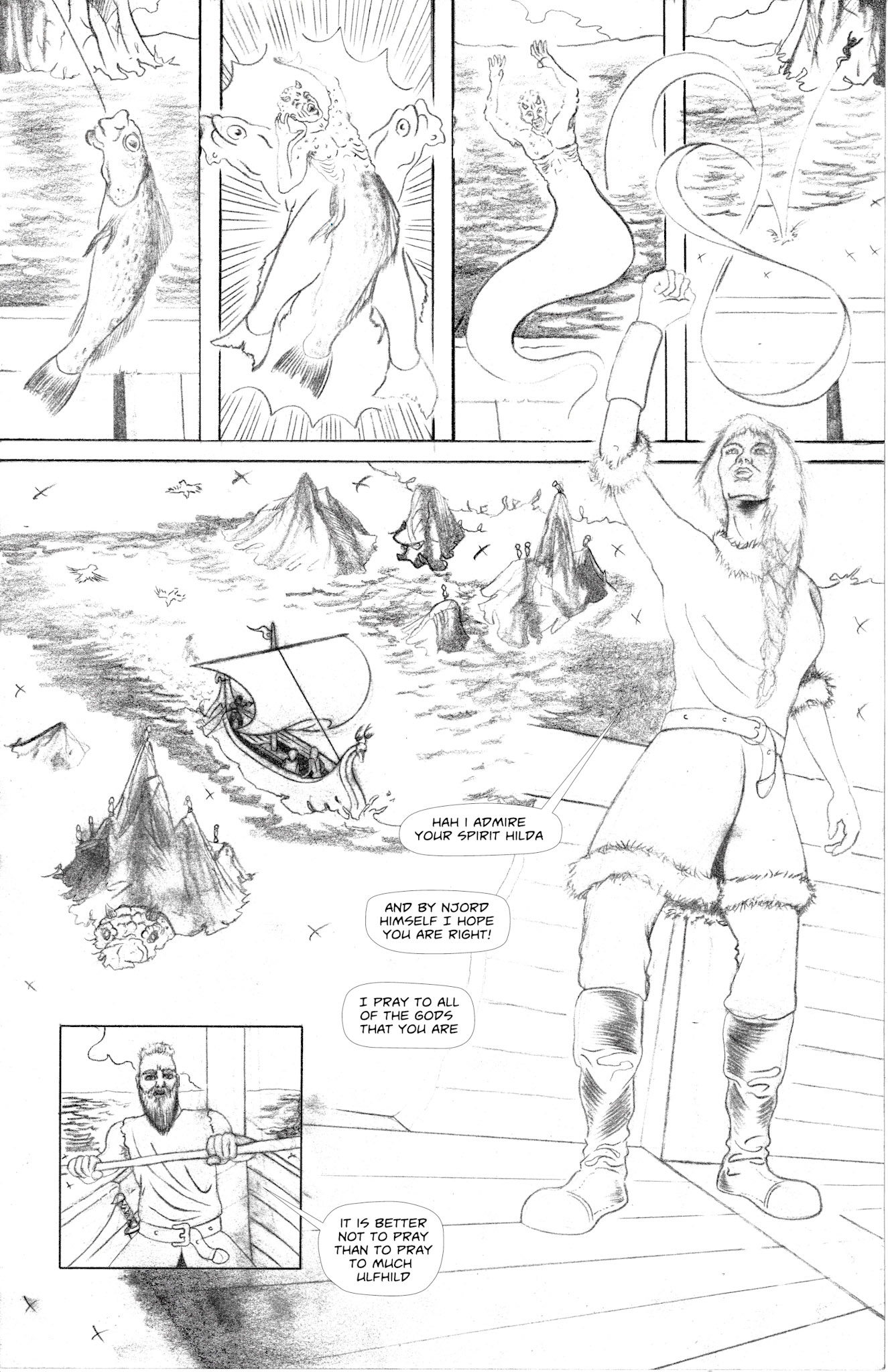 SCAD Savannah Summer 2020 Sequential Art Professor John LarisonStudent Work Pat ByrneMontauk, New YorkPencils02PencilImage by the artist, courtesy of SCAD