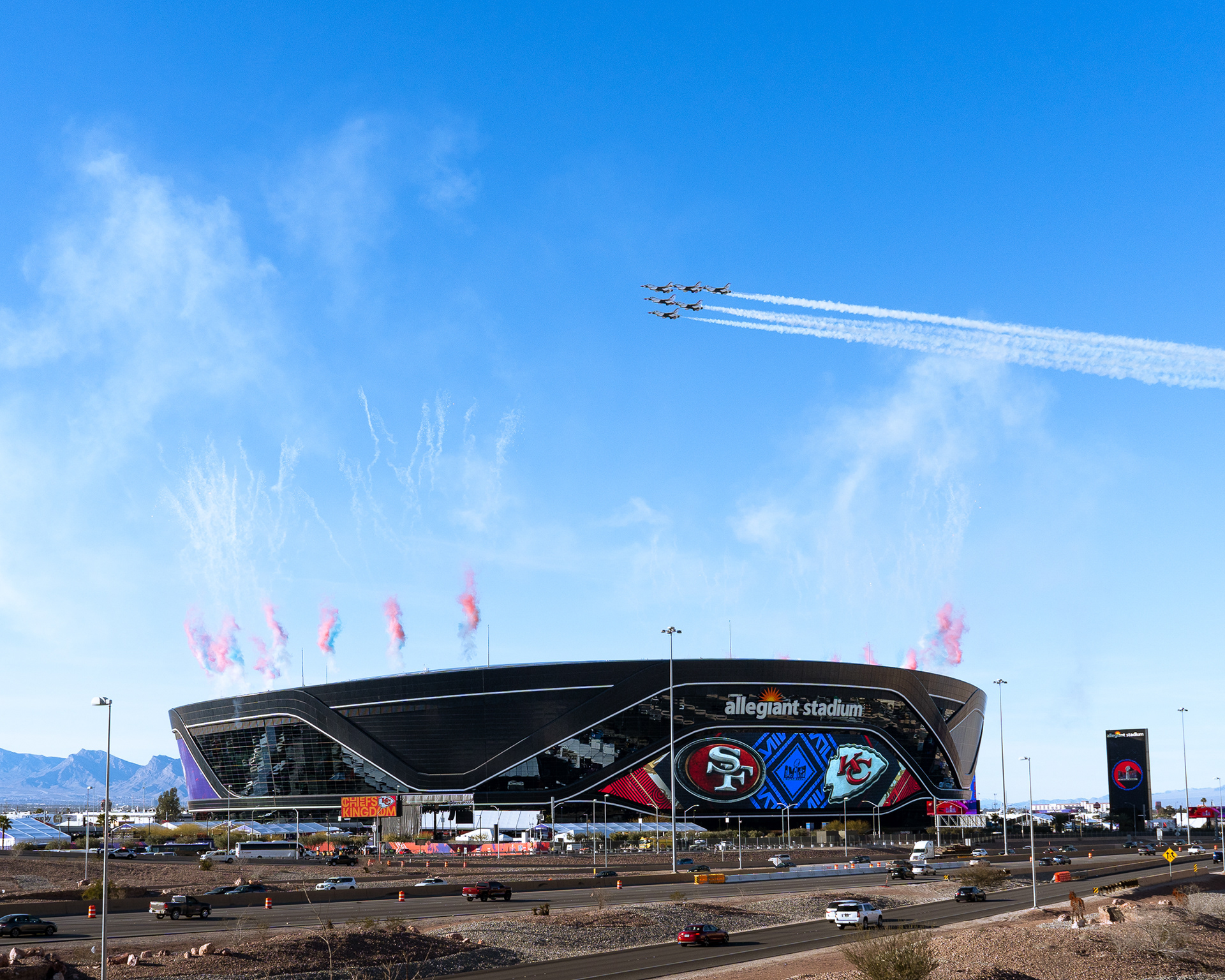 Allegiant Stadium, Superbowl LVIII, Las Vegas, NV 2024