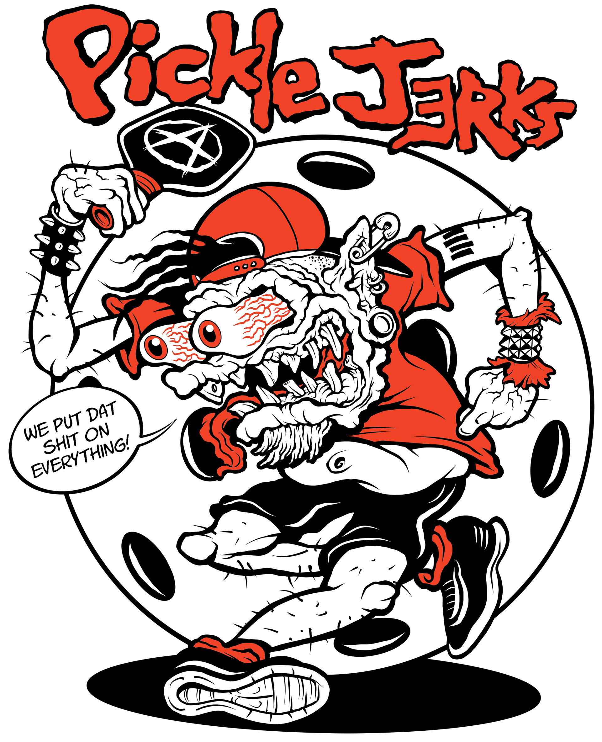 Custom shirts for Punk Rock Pickleball crew