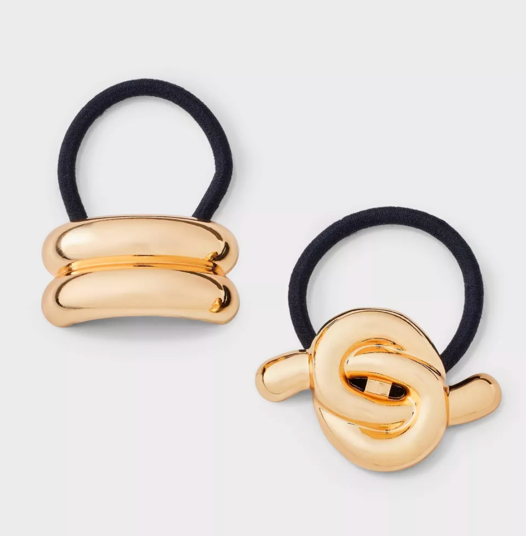 Hair Twister Ponytail Cuff Set 2pc - A New Day™