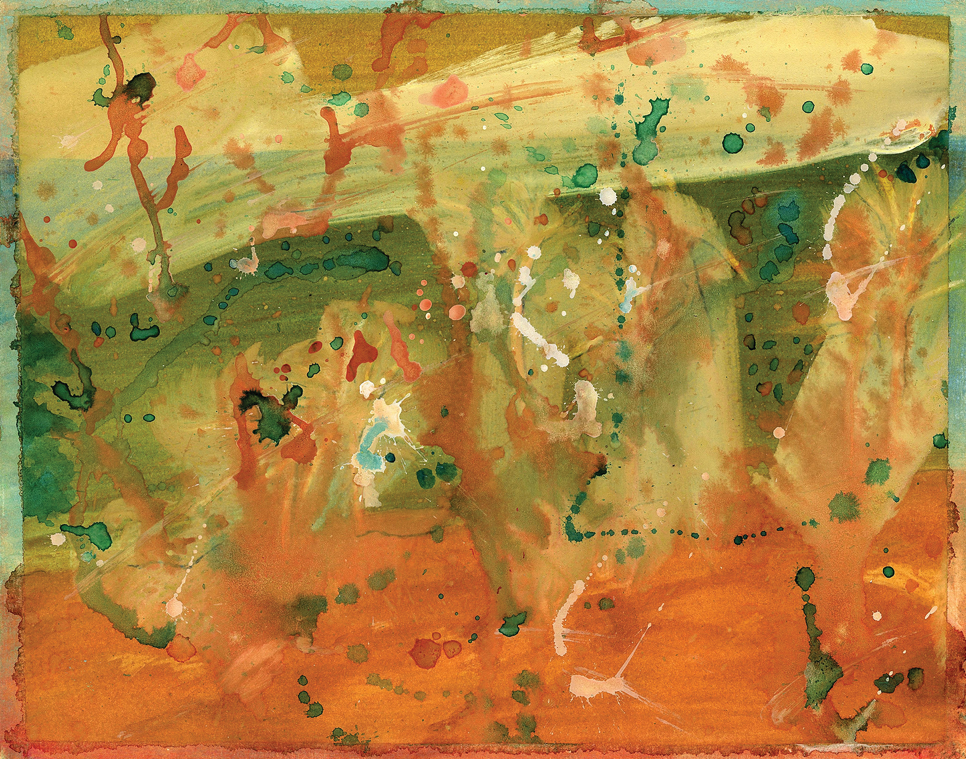 Lapakahi, Big Island, HI. 2020. Watercolor, 11 x 14 inches.