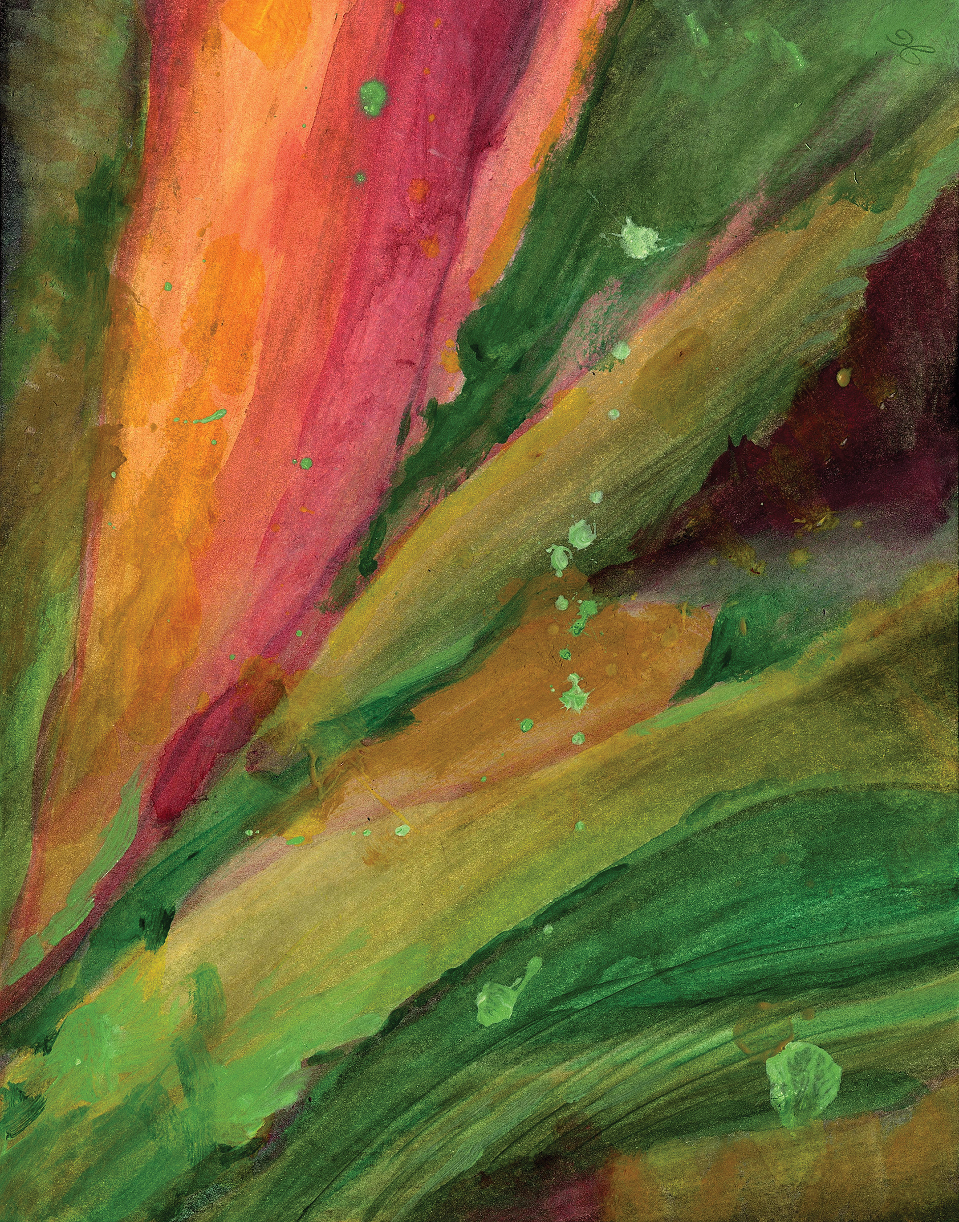 Hawaiian Good Luck, 2020. Watercolor, 11 x 14 inches.