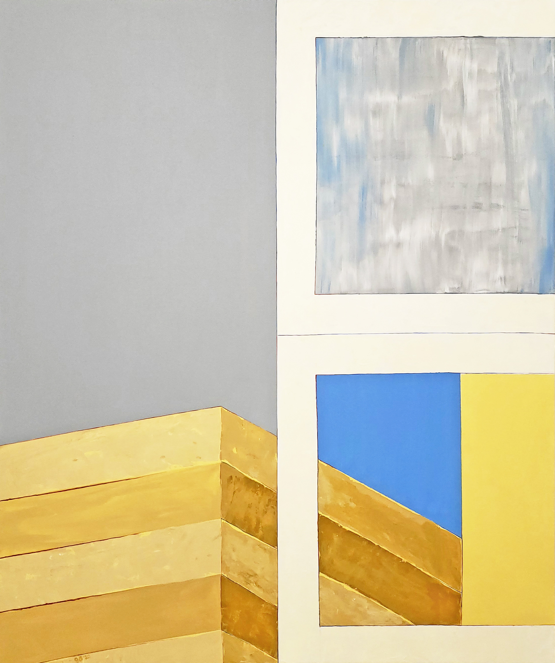Tehama St., San Francisco, 2020. Acrylic on canvas, 60 x 48 inches.