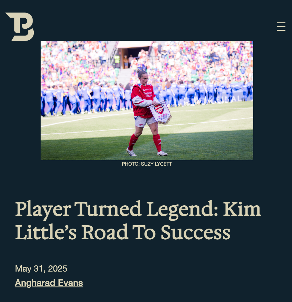 Published in Beyond the Pitch