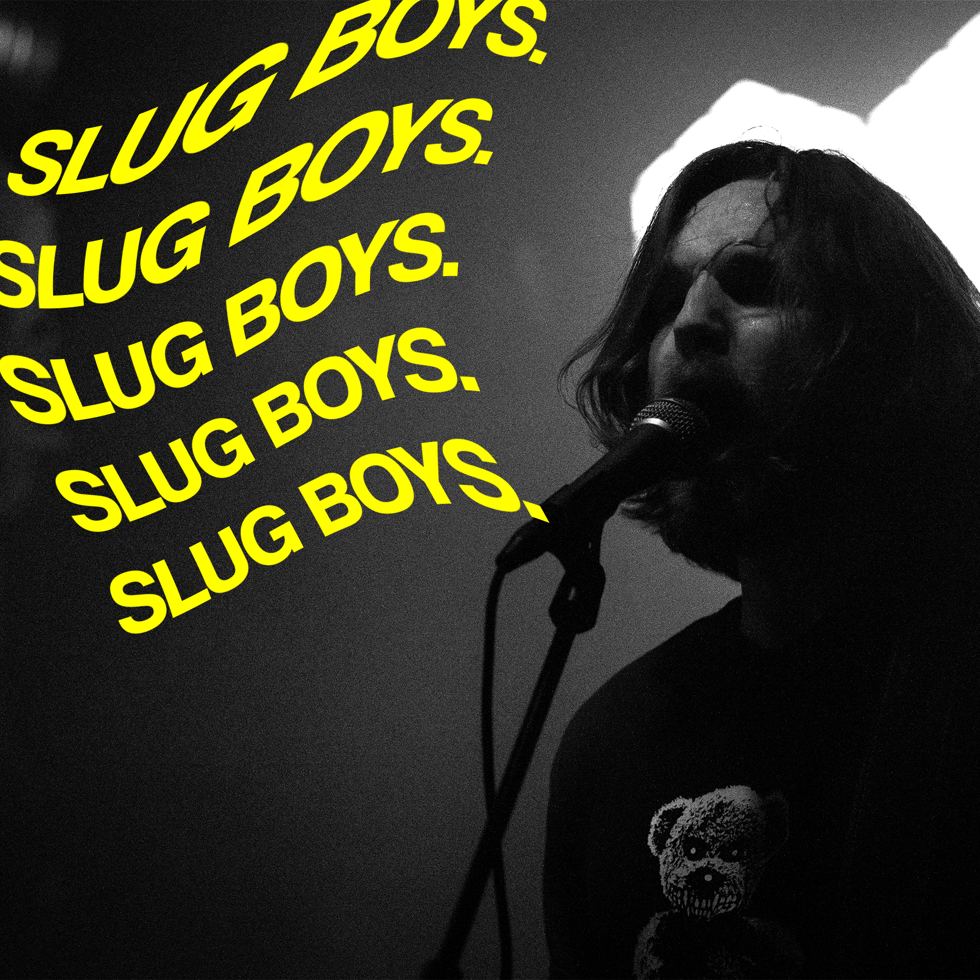 Slugboys on stage in the Oslo punk scene underground