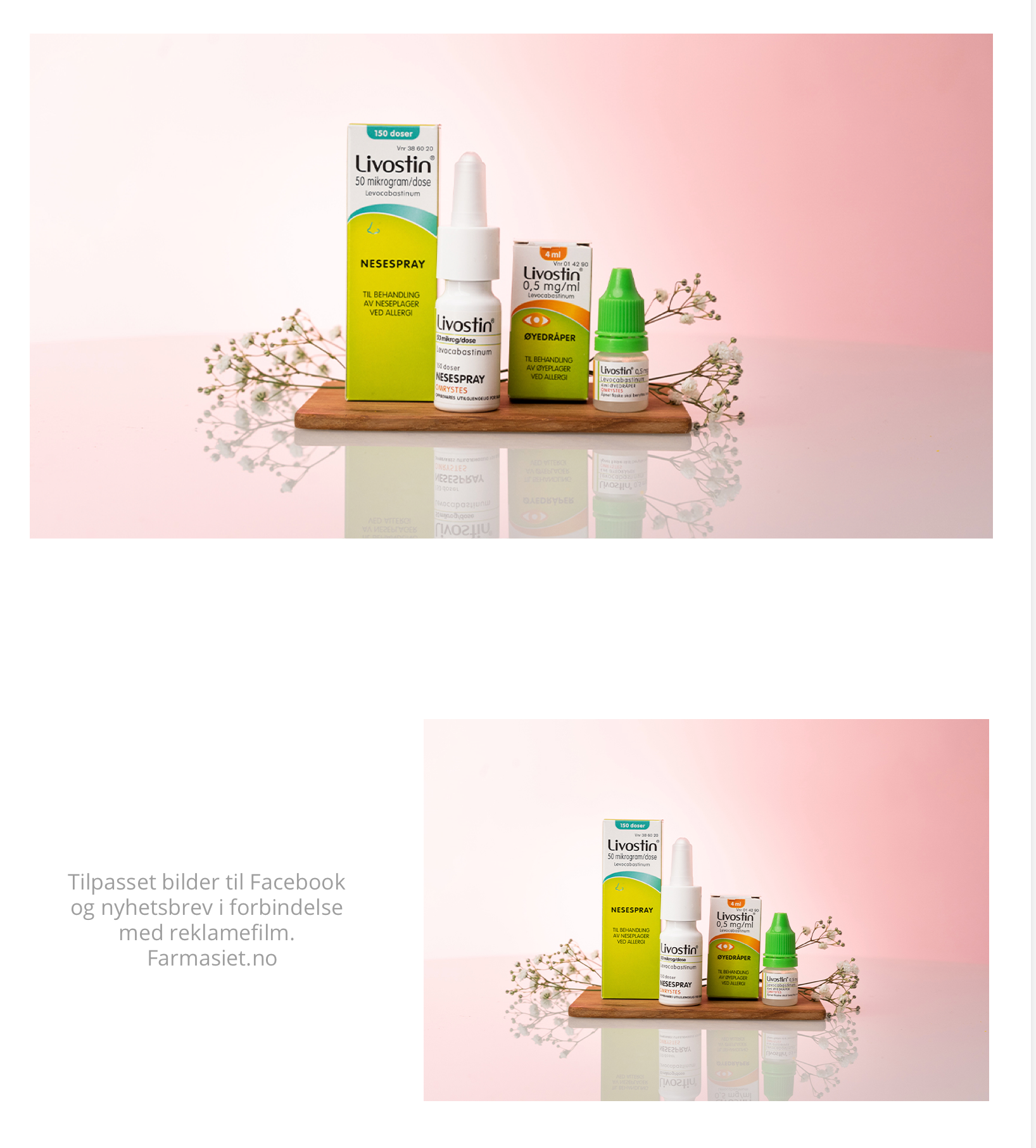 Tilpasset bilde fra reklamebyrå til bruk i SOME og nyhetsbrev.