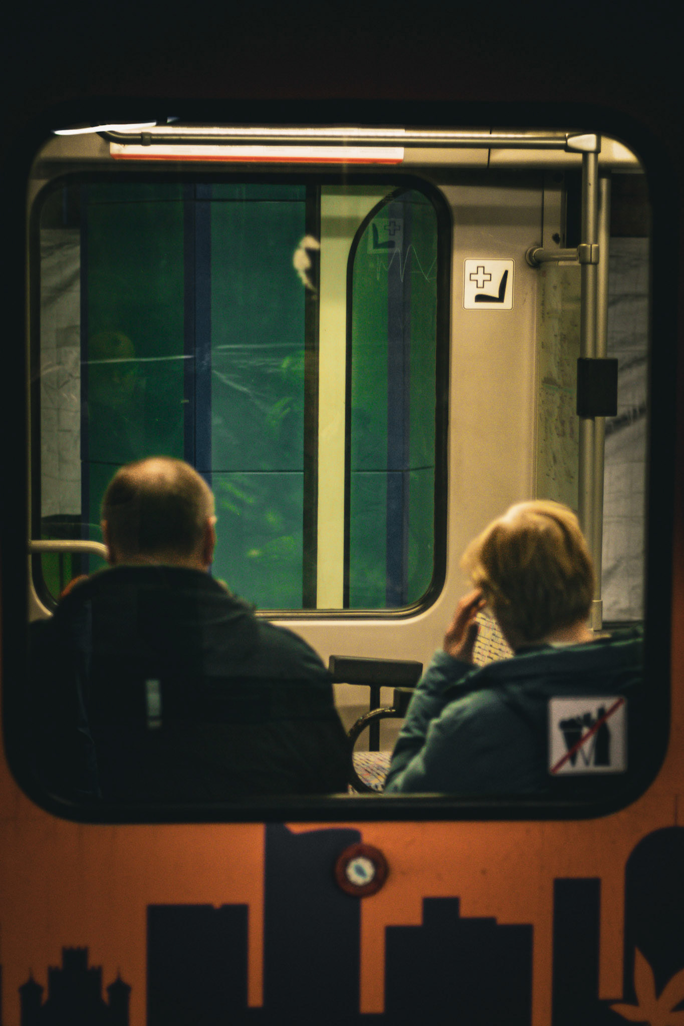 in transit