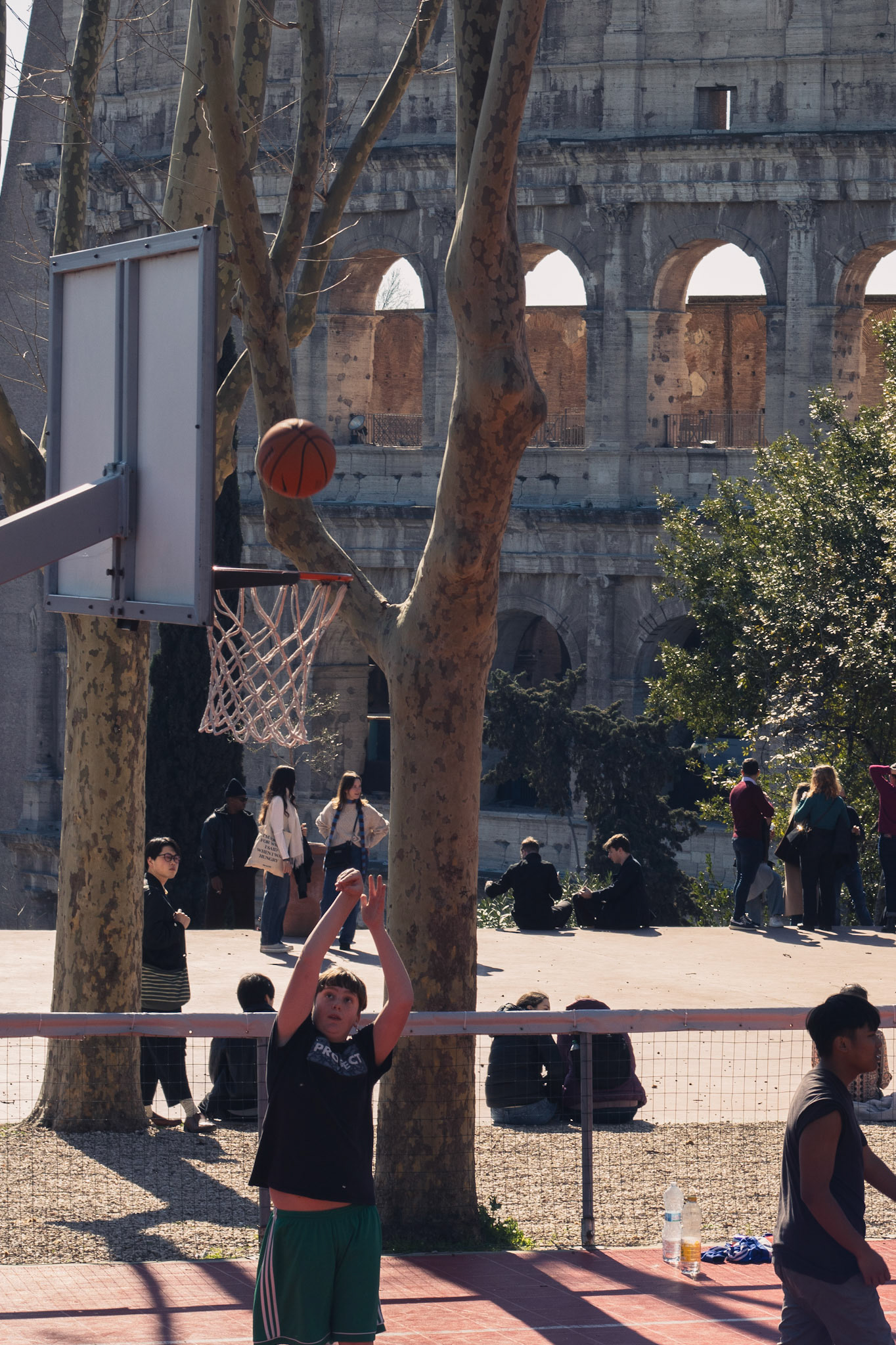 playing ball