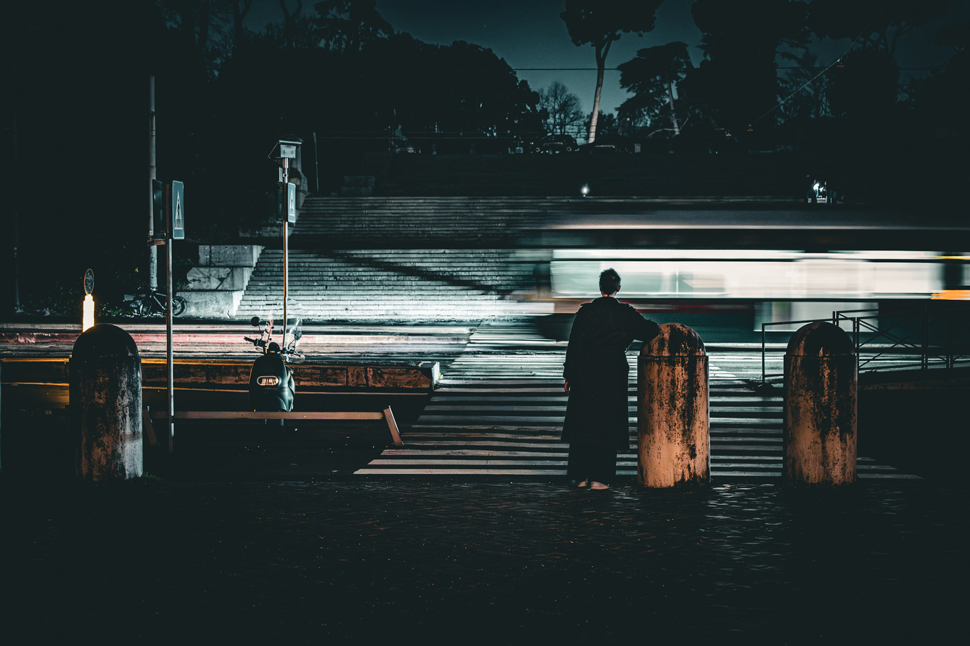 rome at night