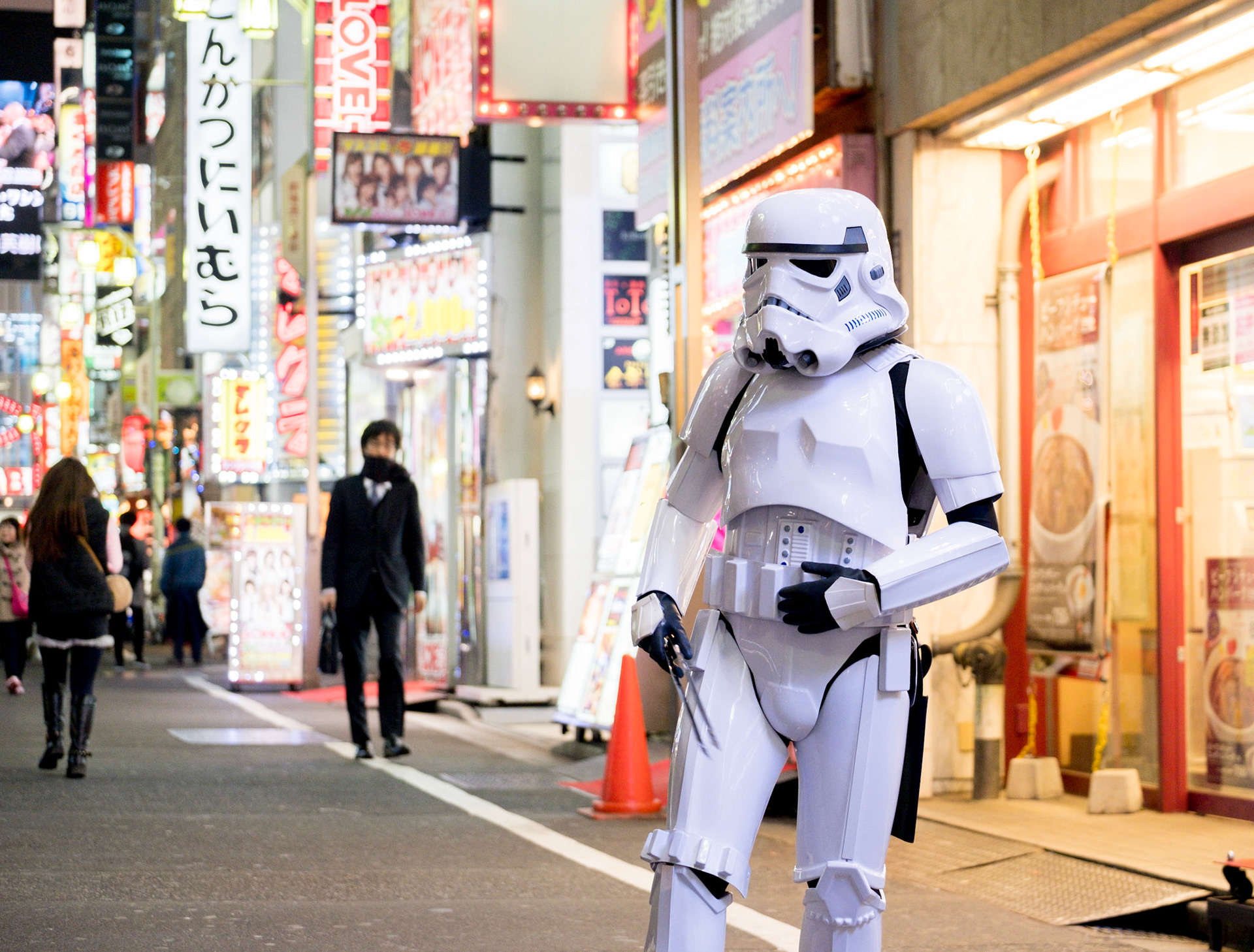 Star Wars Storm Trooper in Kabukicho