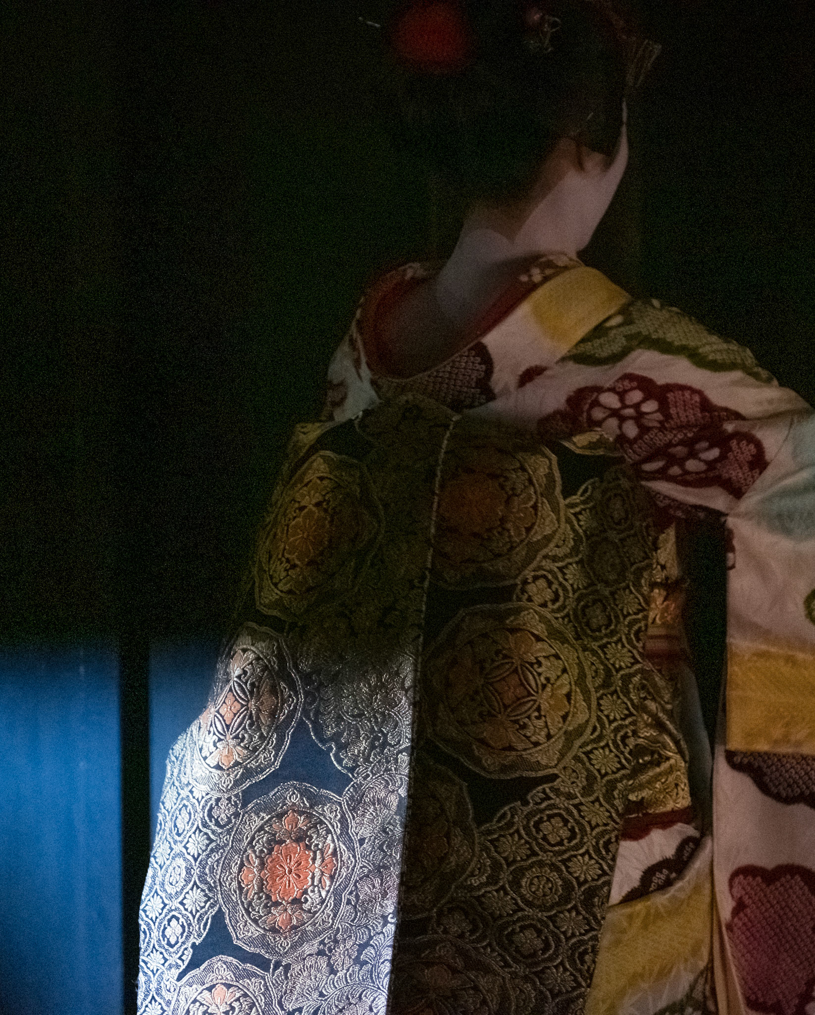 Geisha Kimono detail.