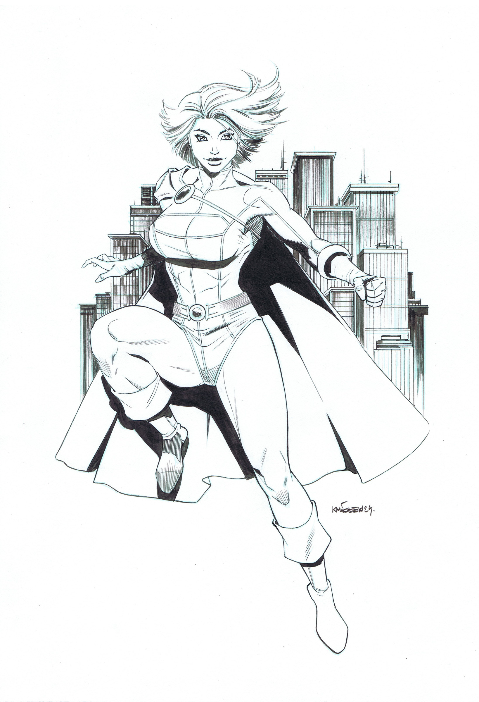 250,- Power Girl, format A3