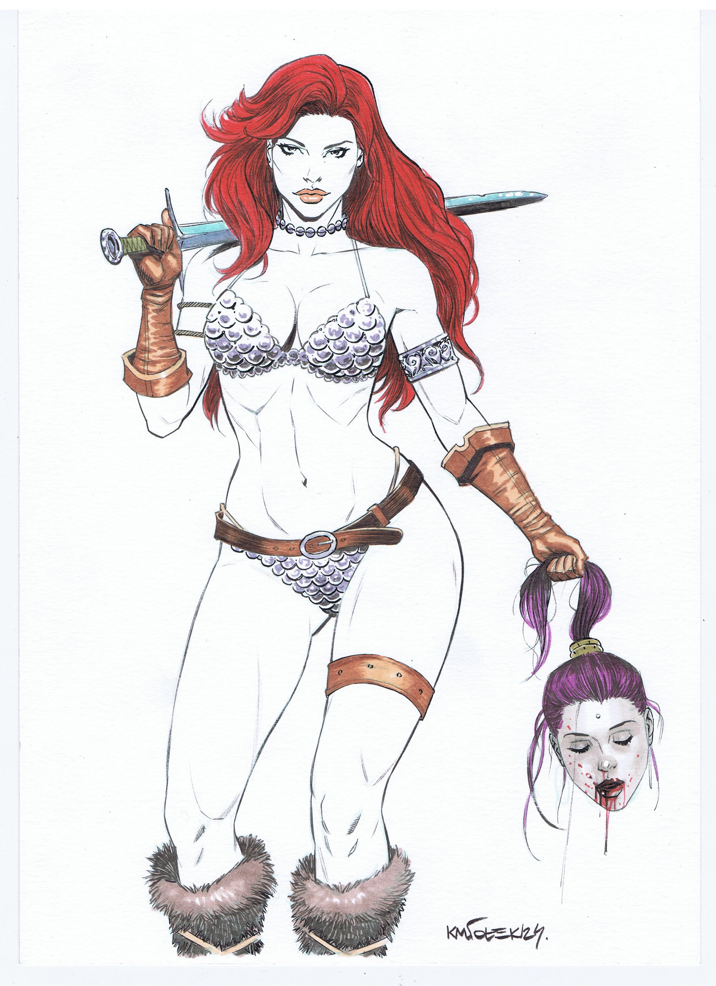 175,- Red Sonja, format A4