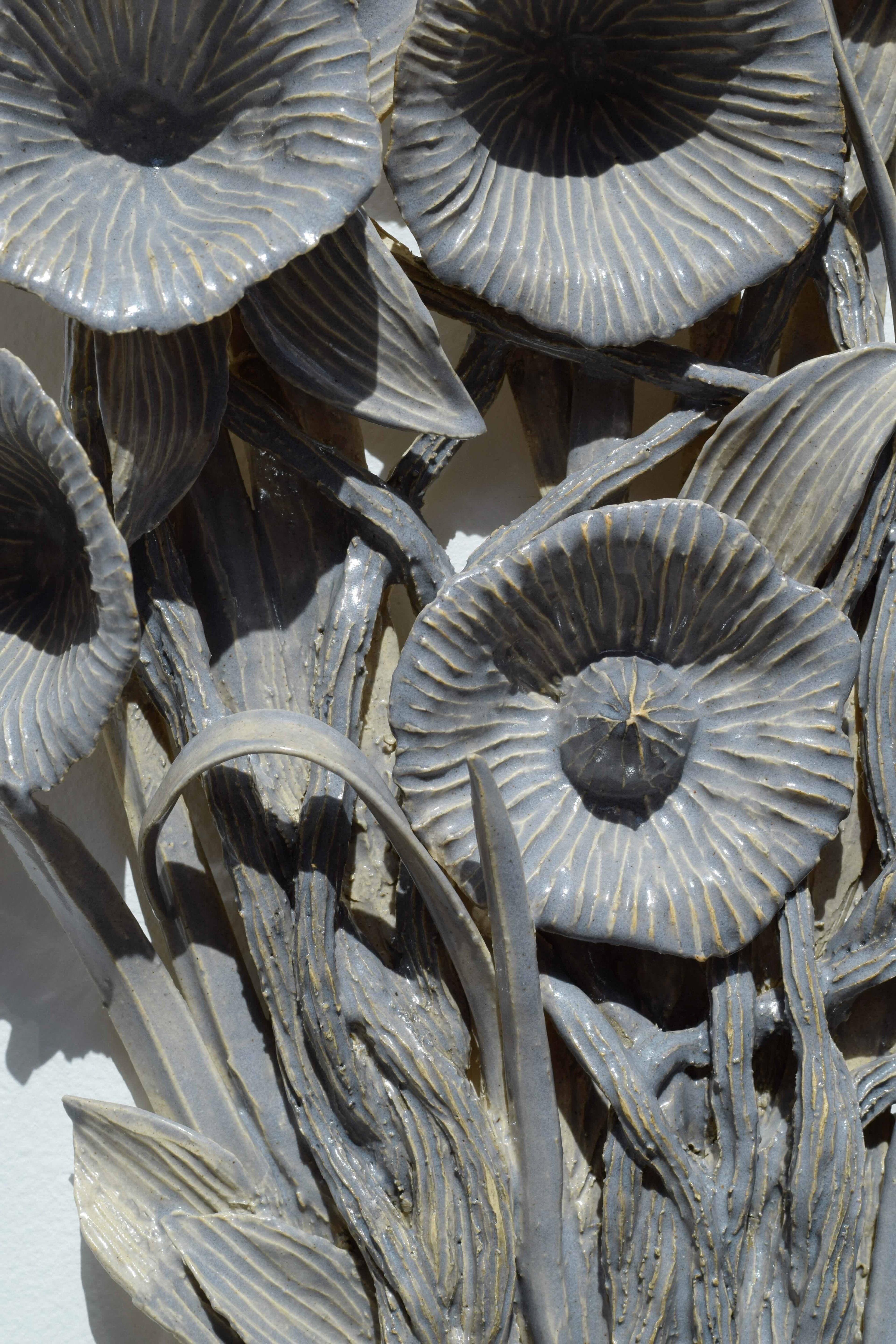 Wild Gesture (close-up). Ceramic, glaze